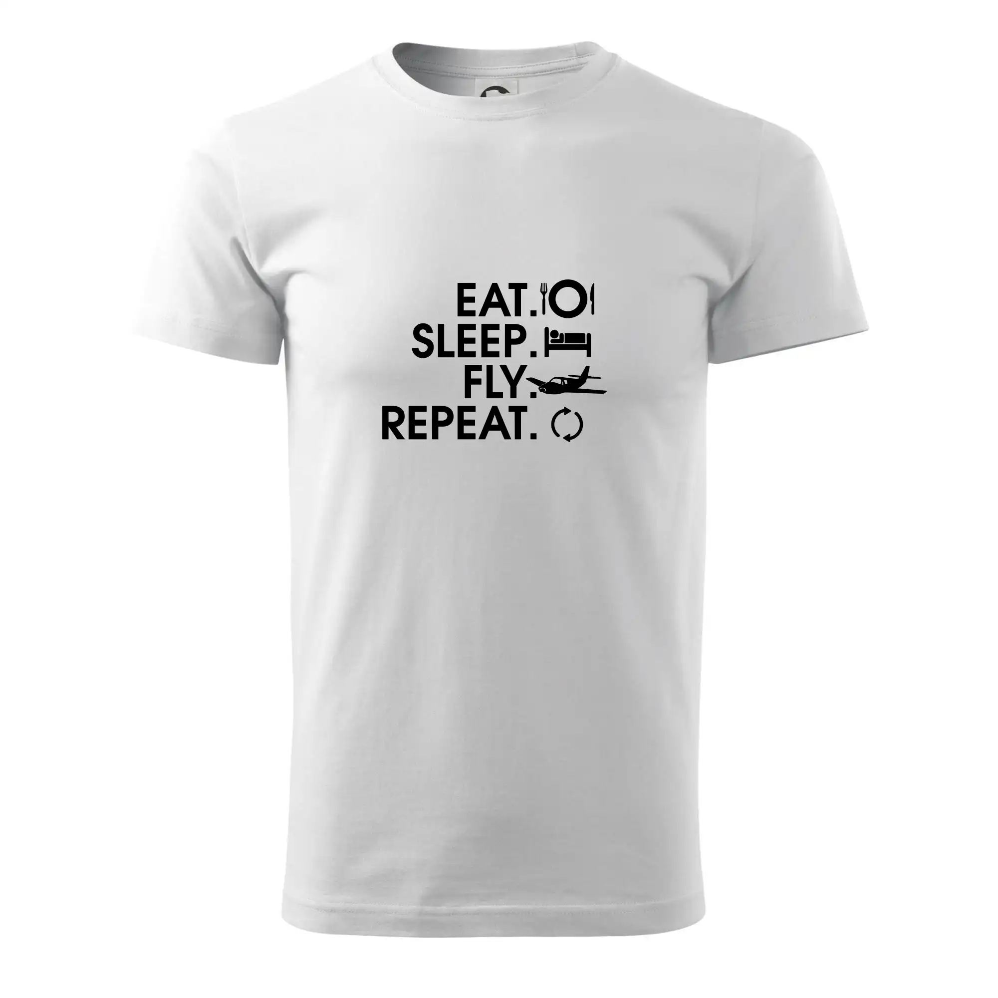Eat sleep fly repeat