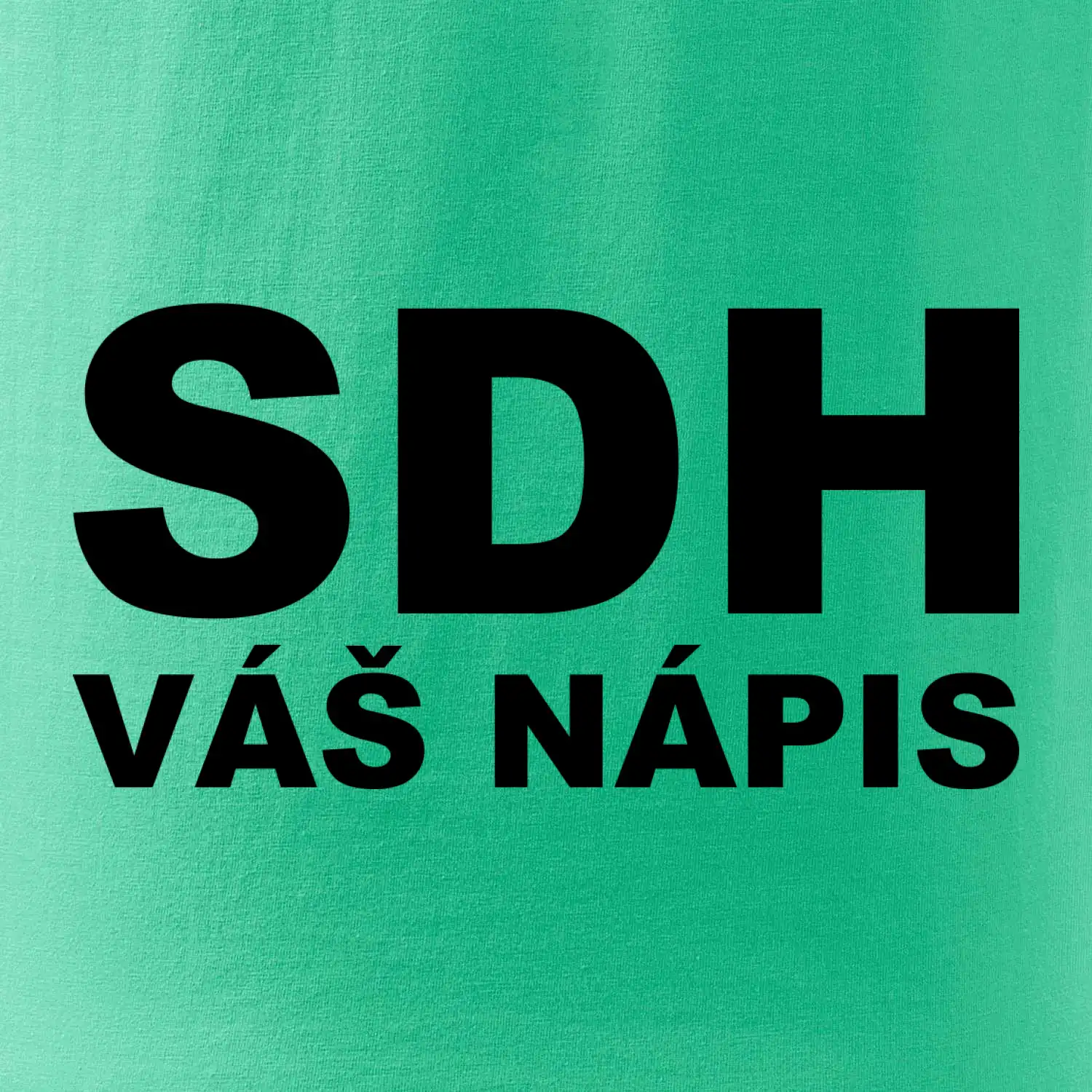 SDH nápis - vlastní nápis