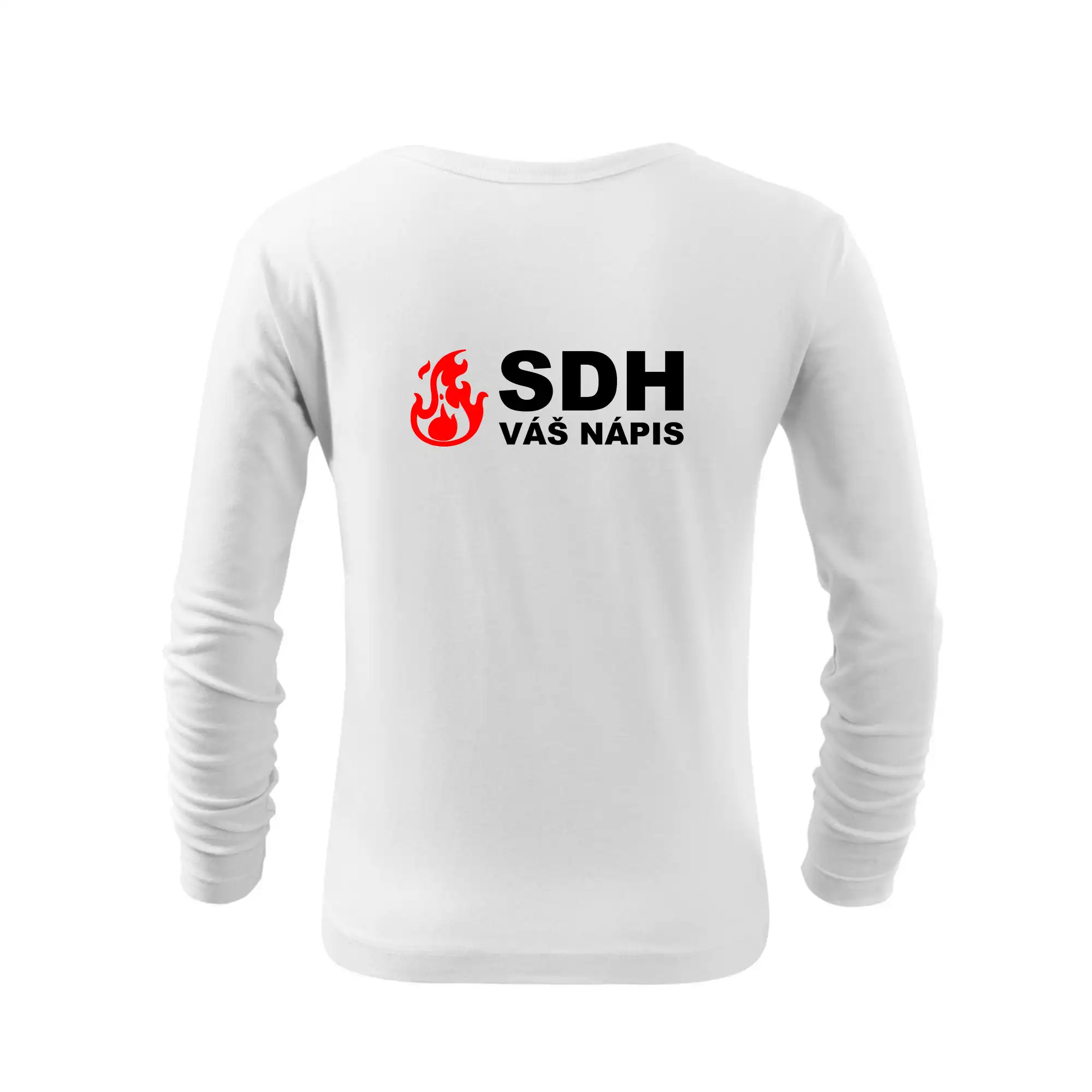 SDH nápis (oheň, firesport, název sboru - vlastní nápis)