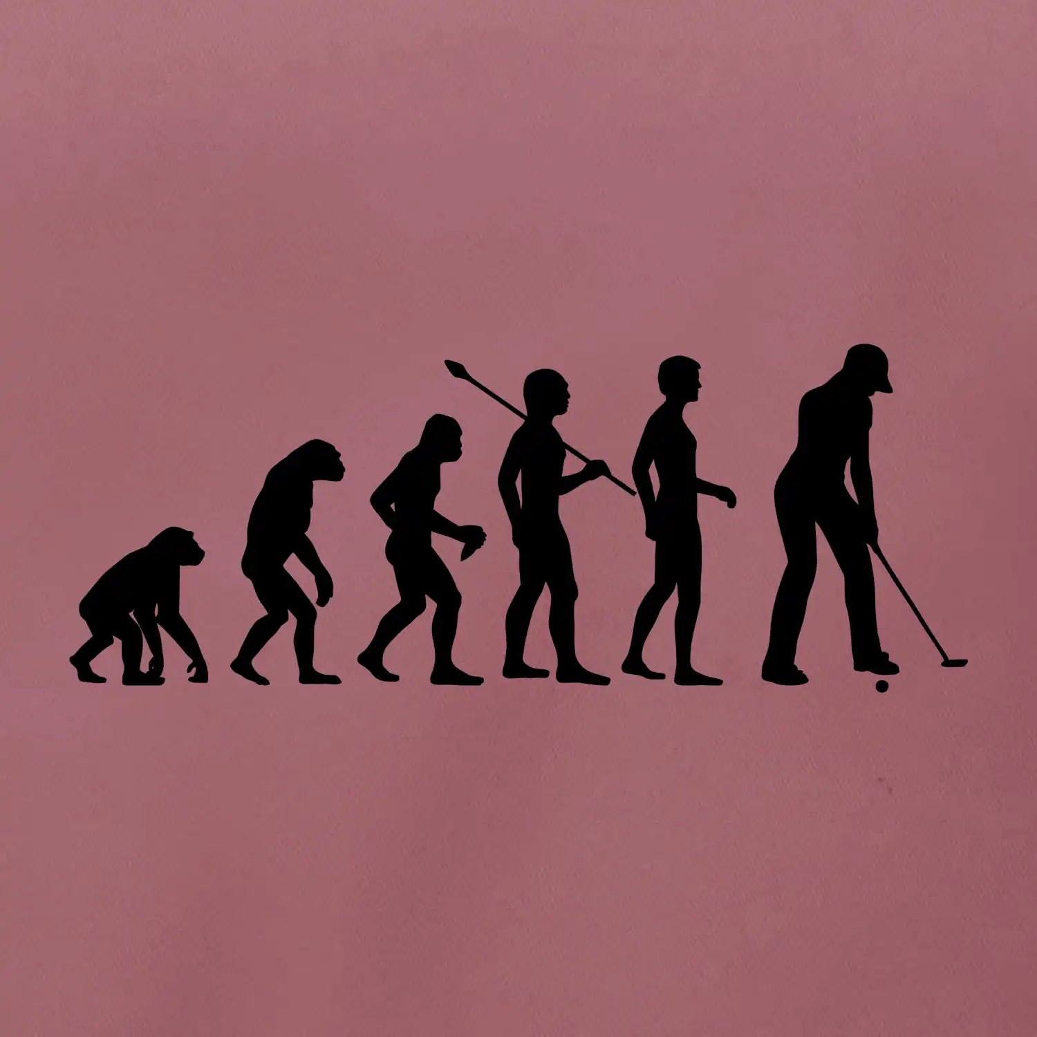 Evoluce golf - žena
