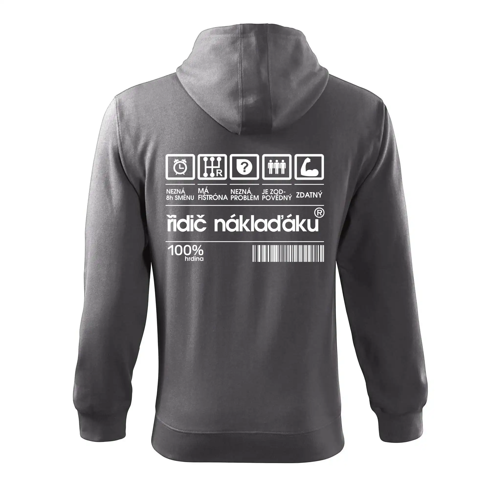Čárový kód řidič náklaďáku
