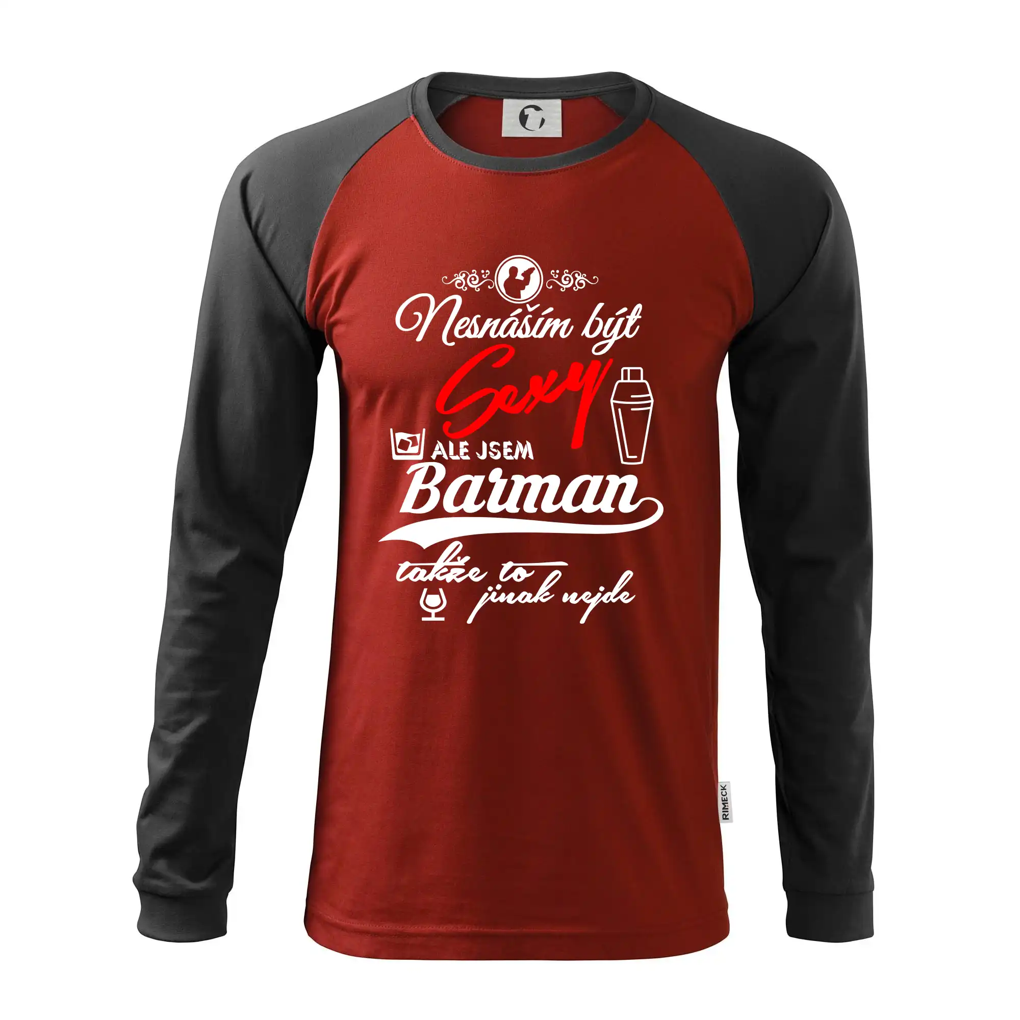 Nesnáším být sexy - nápis - barman / barmanka