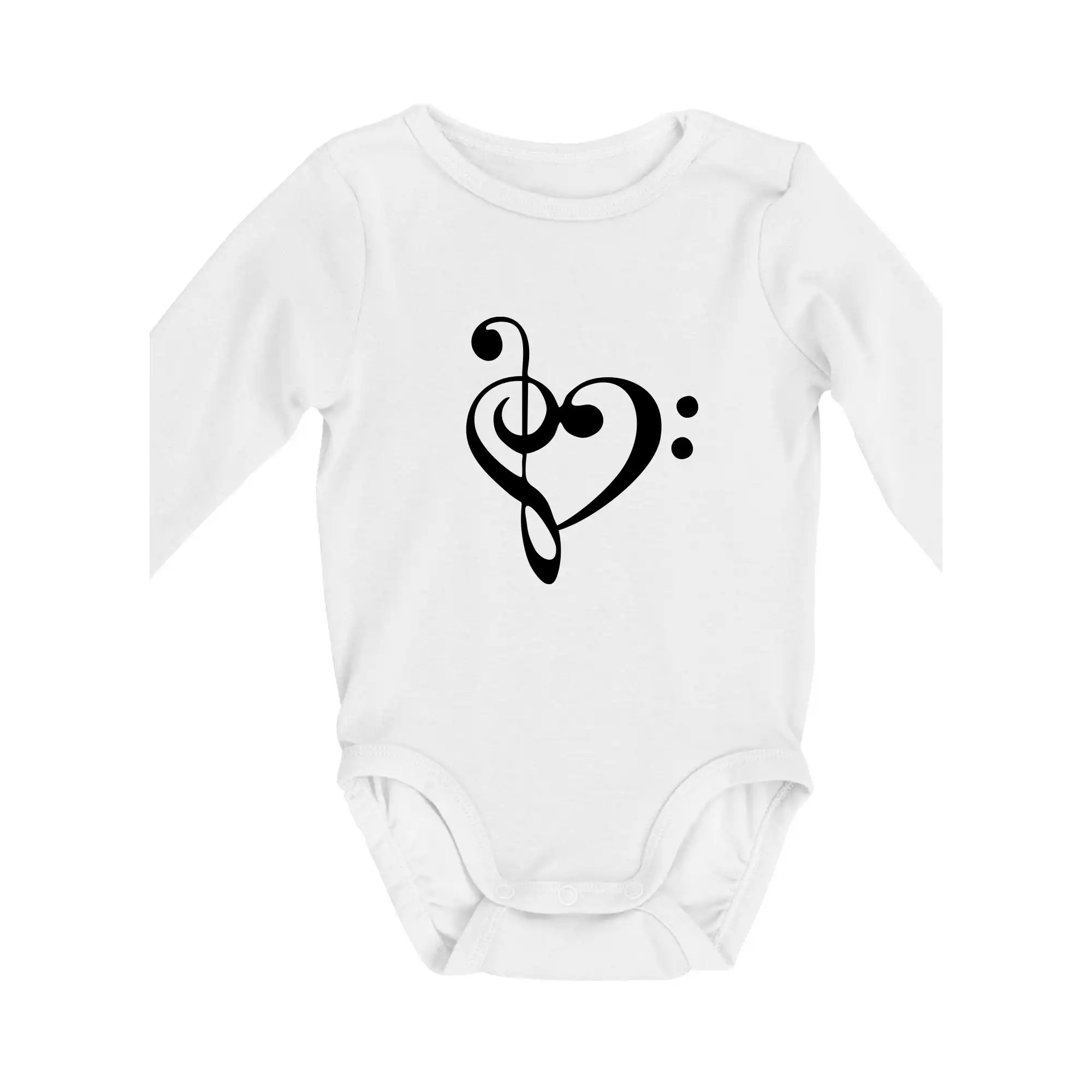 Houslový klíč srdce