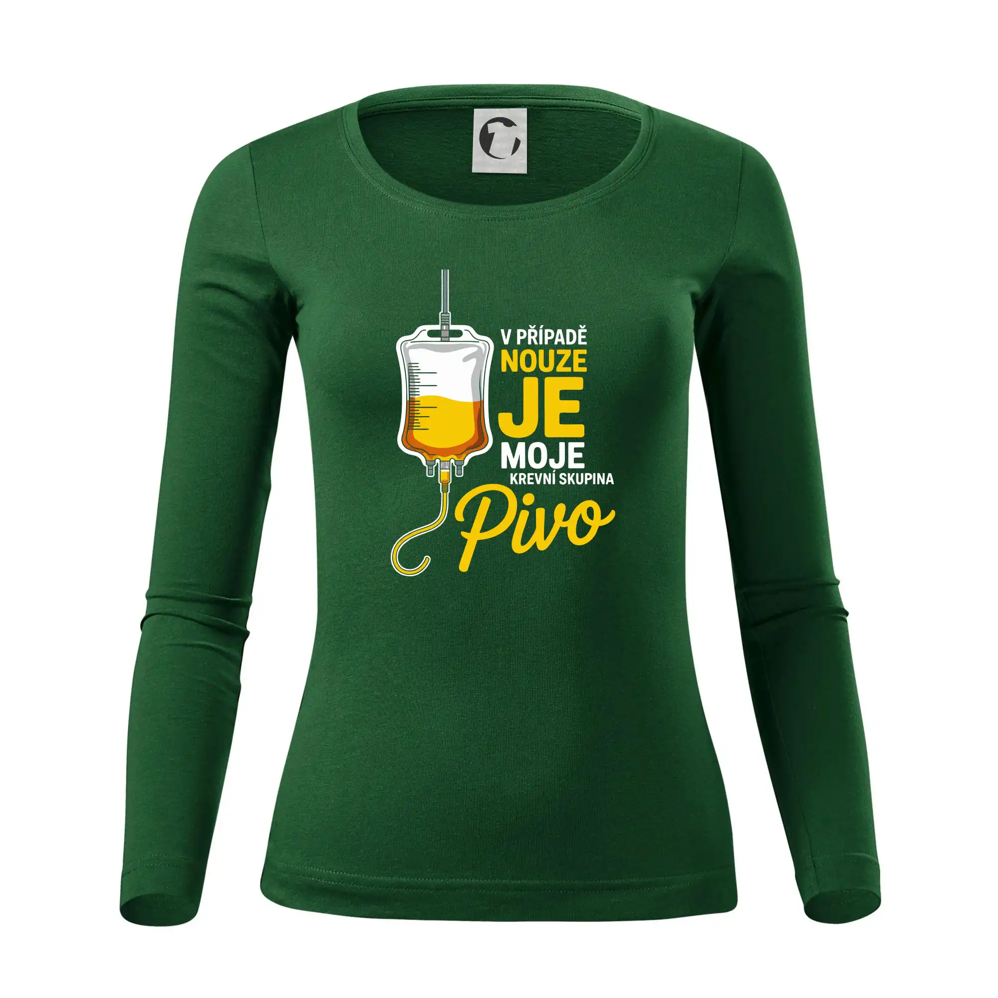 V případě nouze je moje krevní skupina pivo