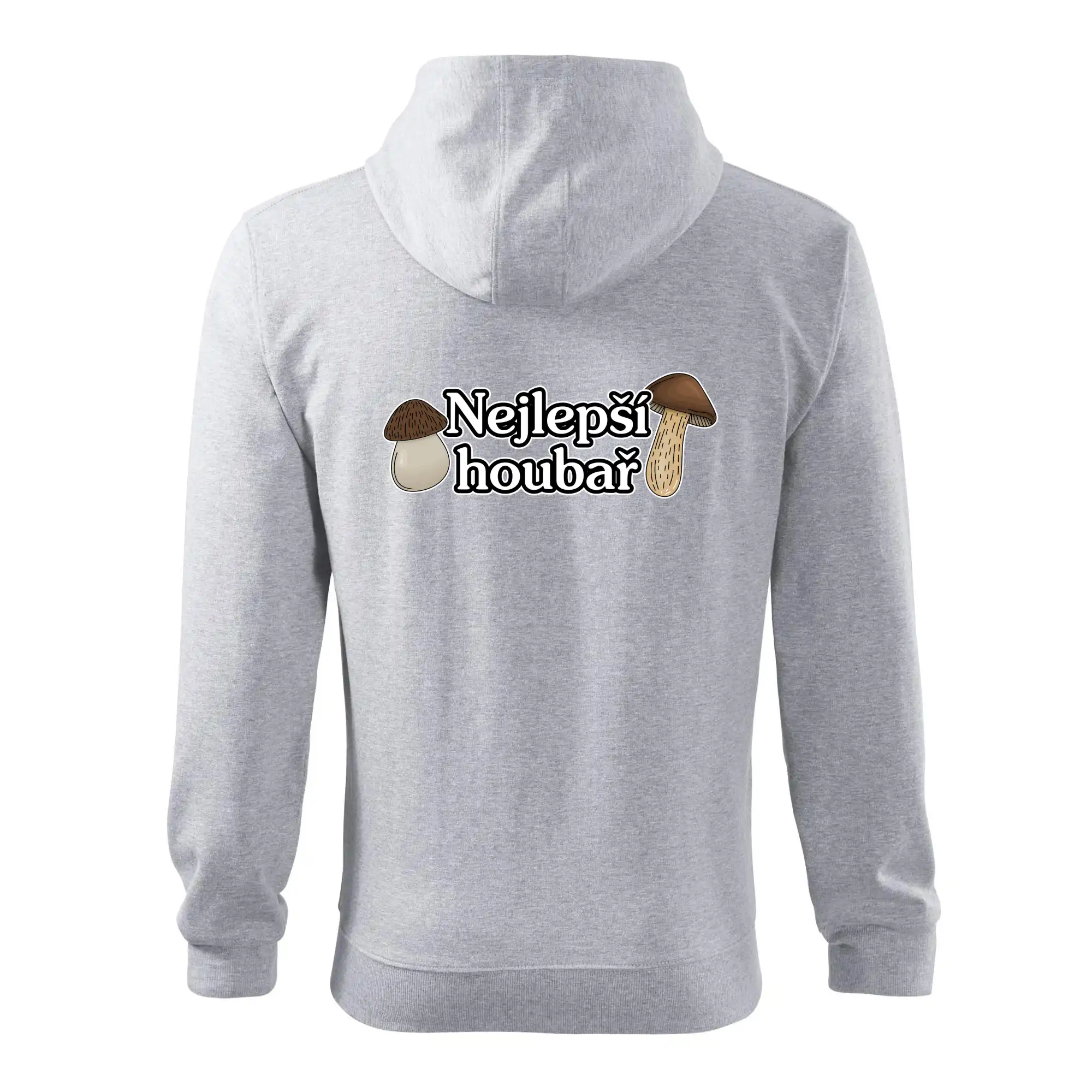 Nejlepší houbař - nápis s houbama