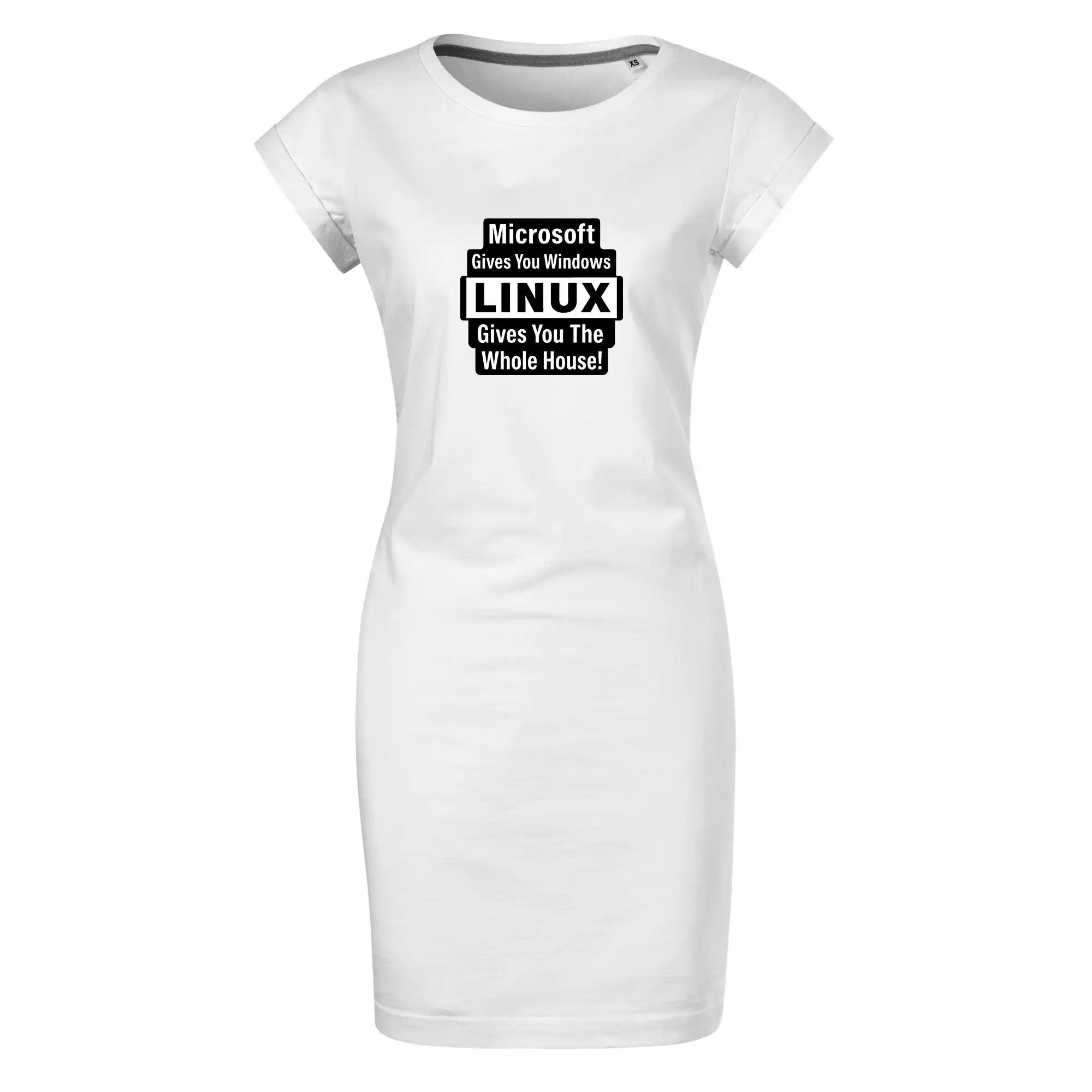 Microsoft Gives You Windows LINUX Gives You The Whole House!