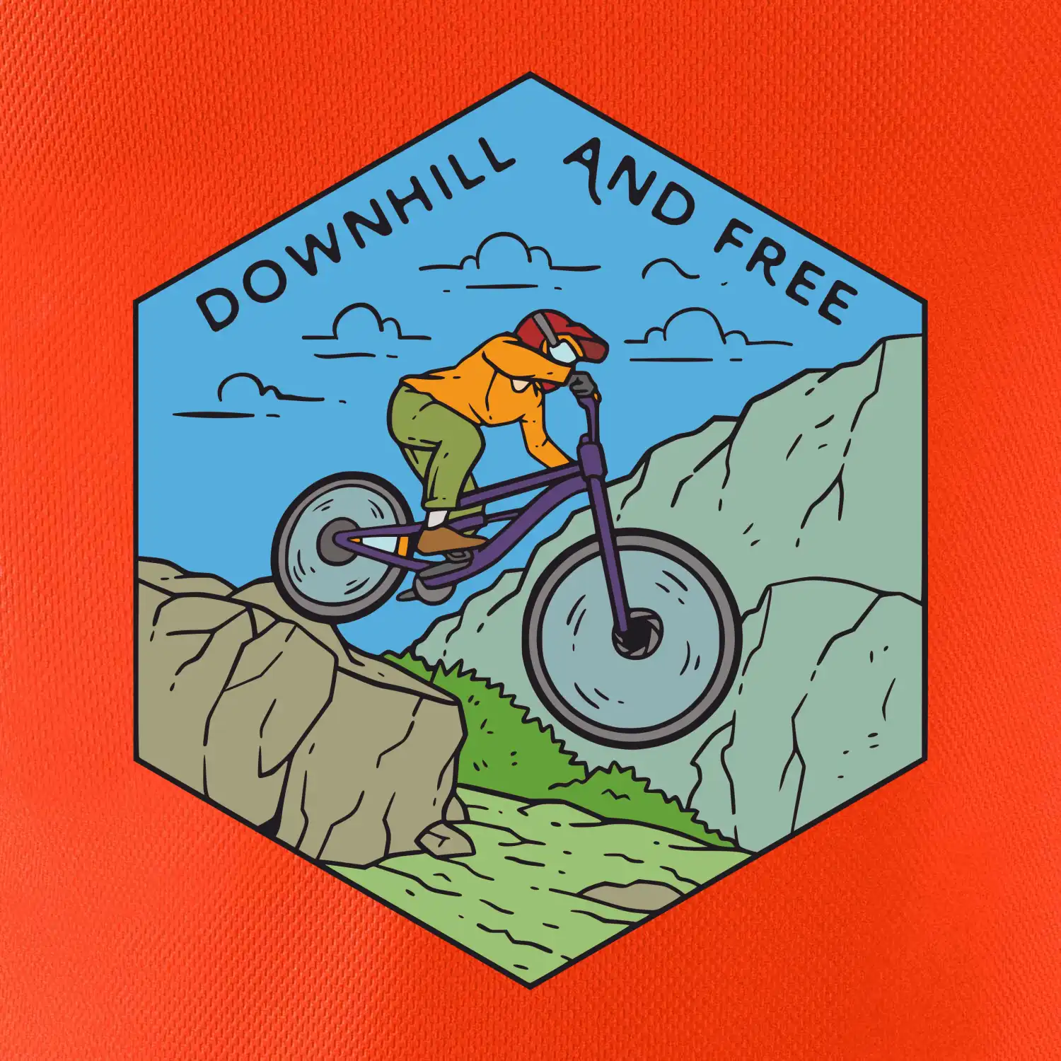 Downhill and free kluk