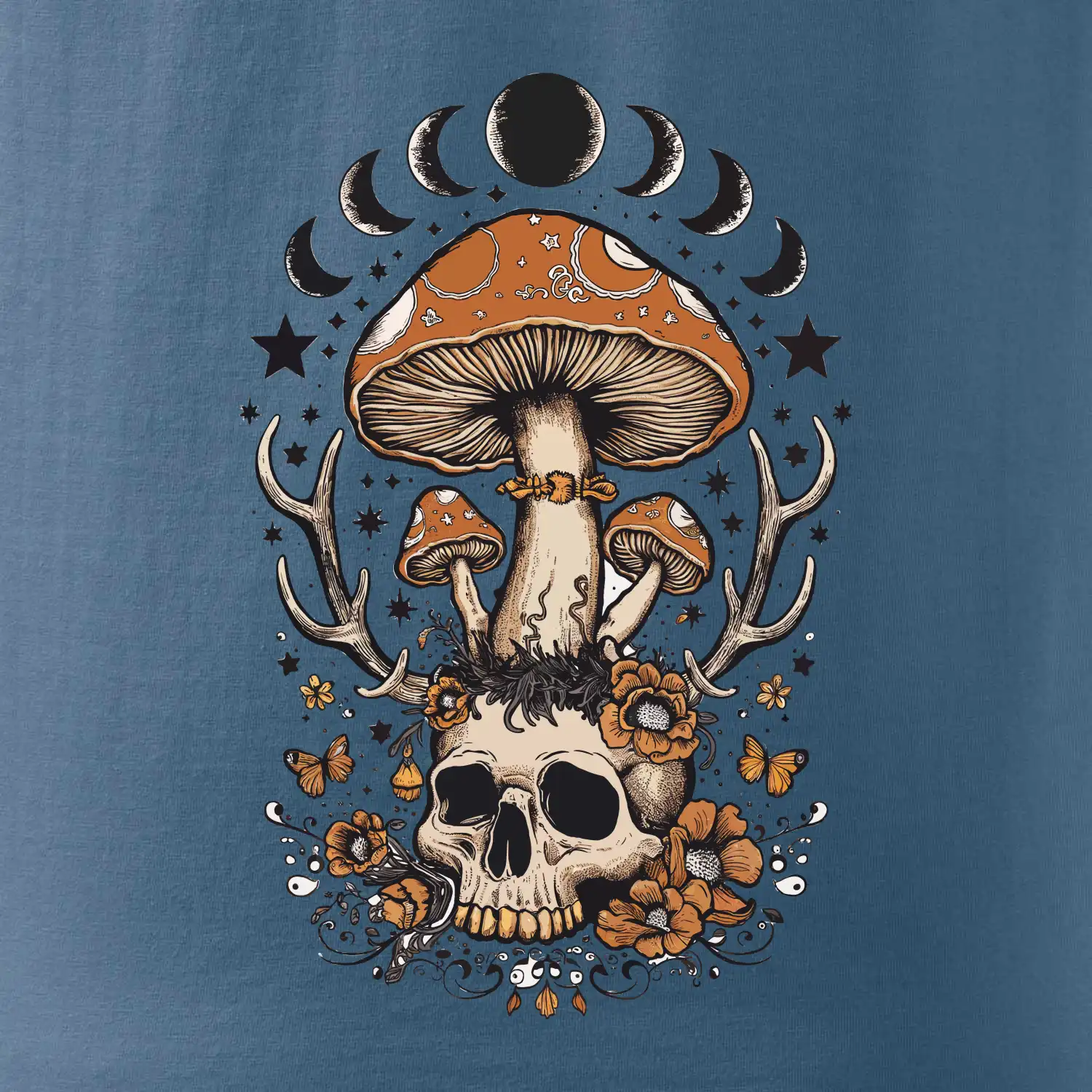Goblincore magical mushroom