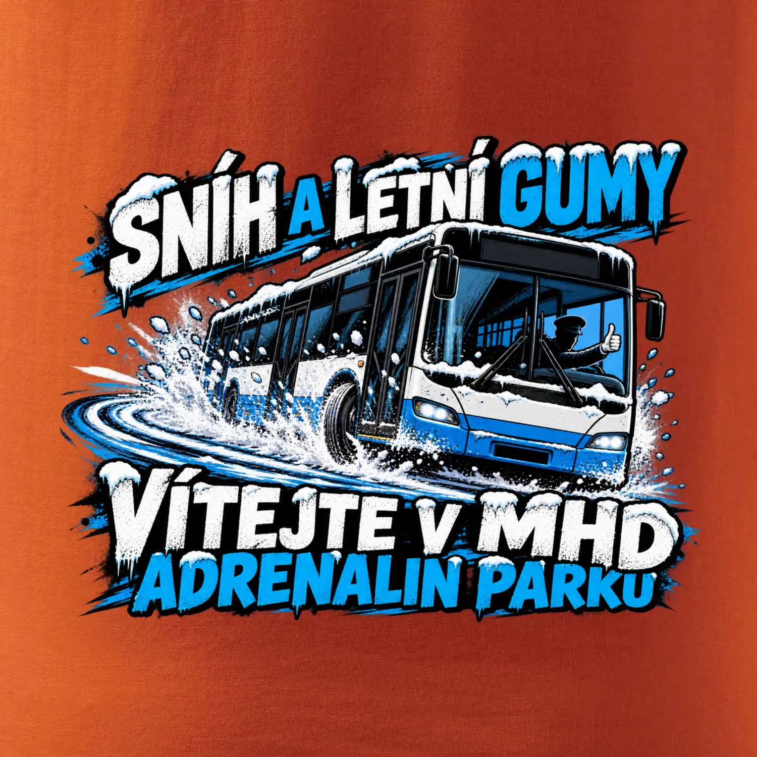Sníh a letní gumy MHD adrenalin park