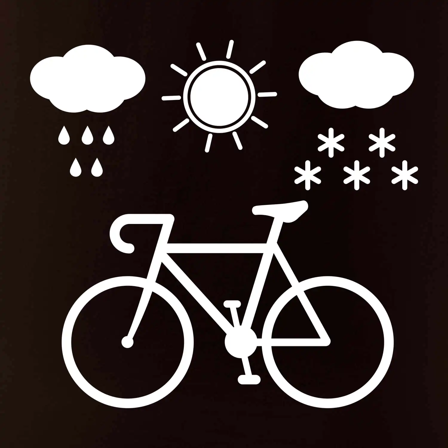 Cyklista za každého počasí