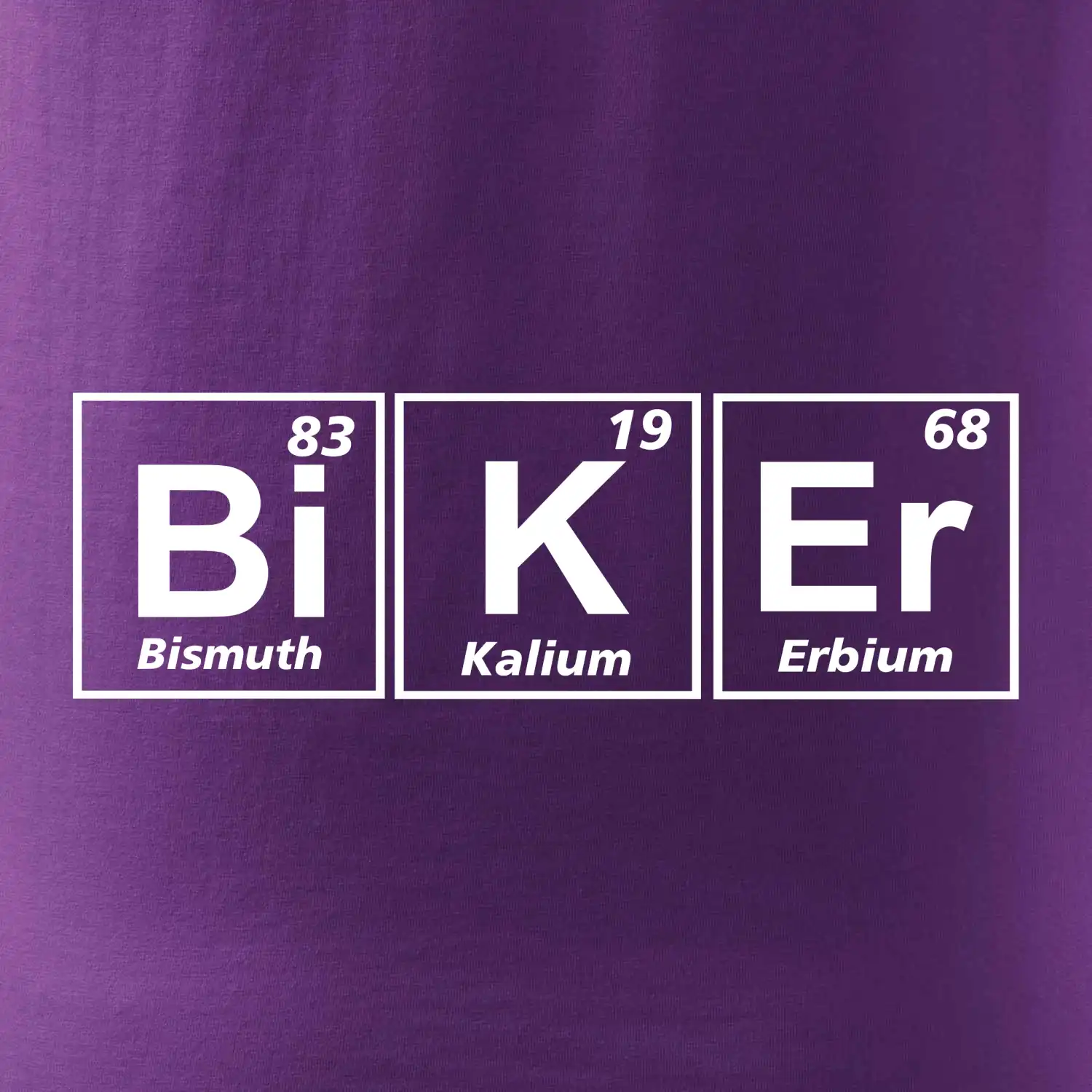 Biker  - Tabulka prvků