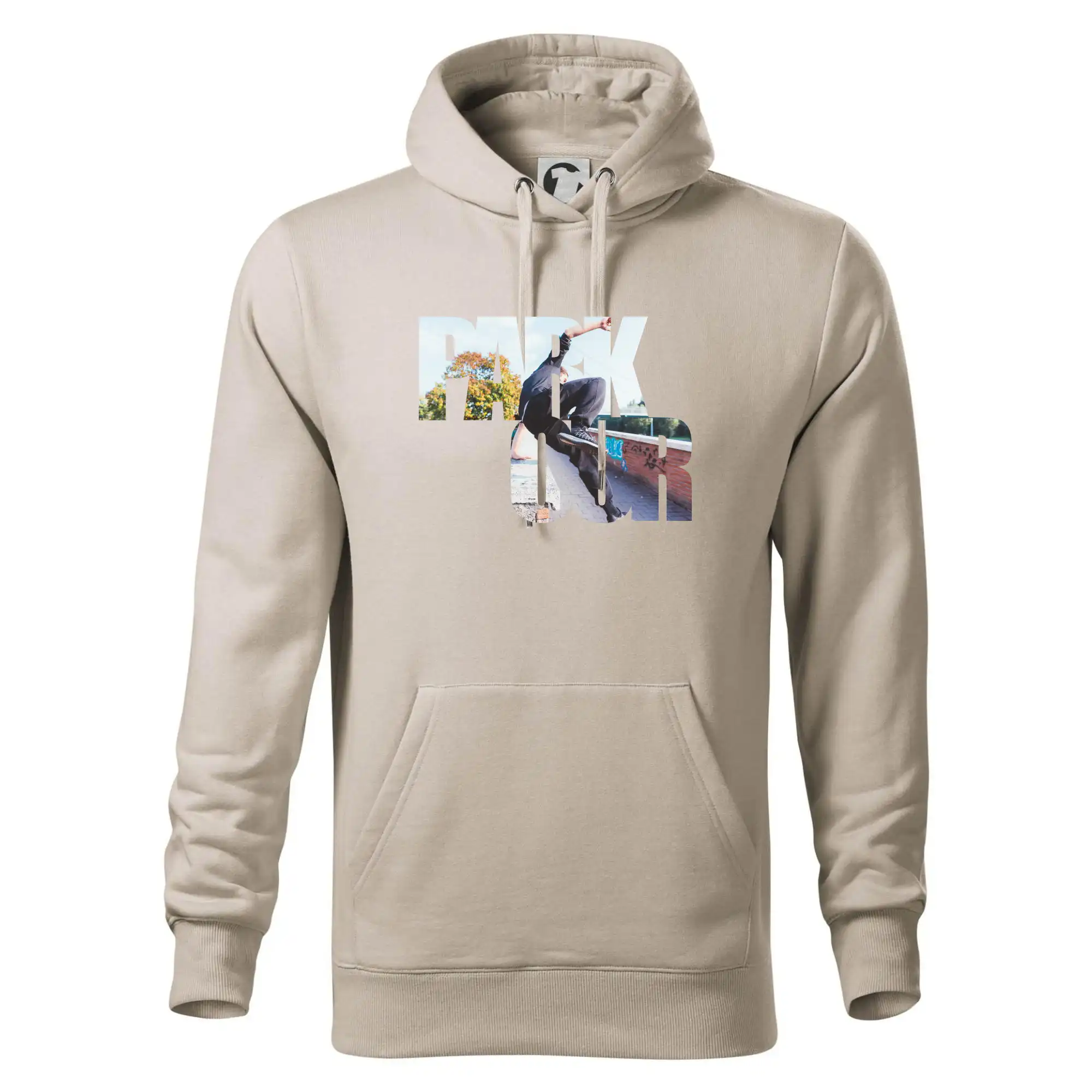 Parkour nápis ve městě
