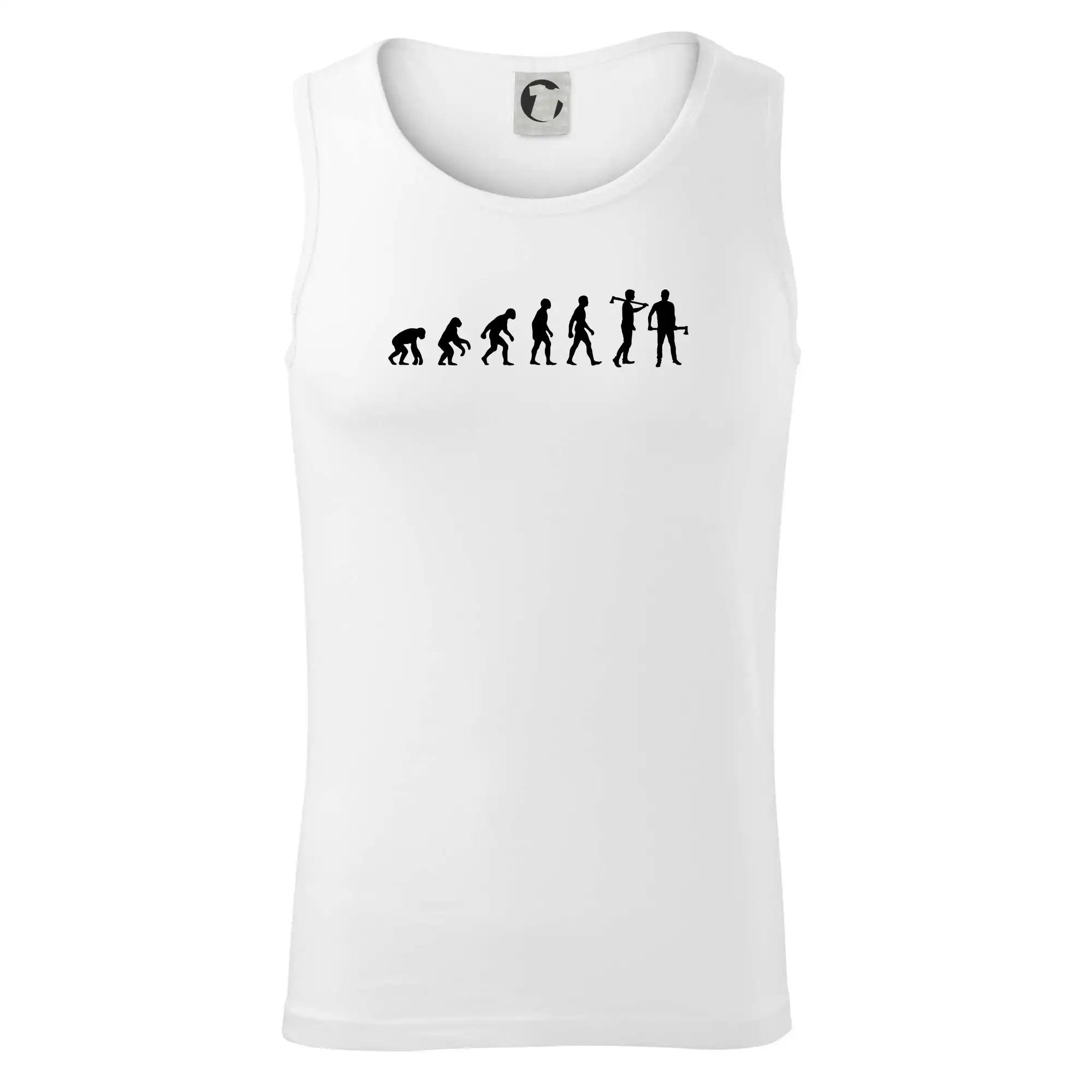 Evoluce dřevorubec - sekera