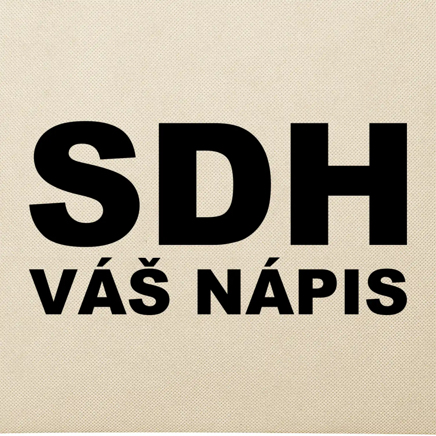 SDH nápis - vlastní nápis