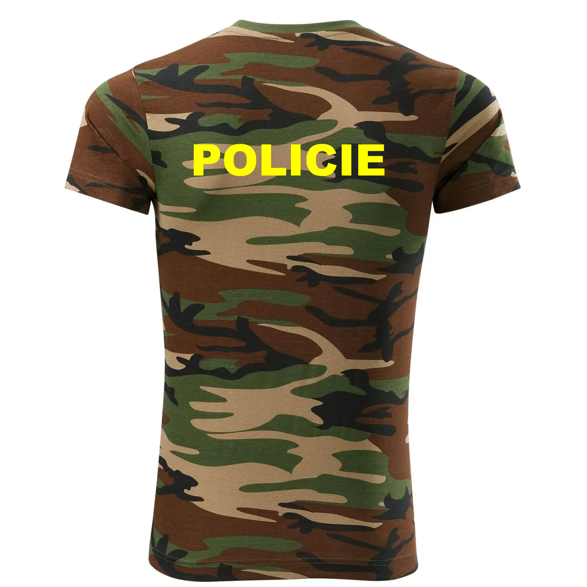 Policie Nápis žlutý