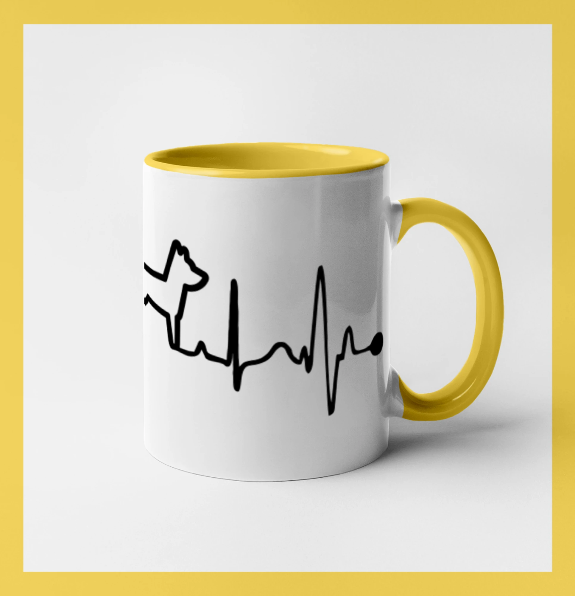 Ekg psí obrys