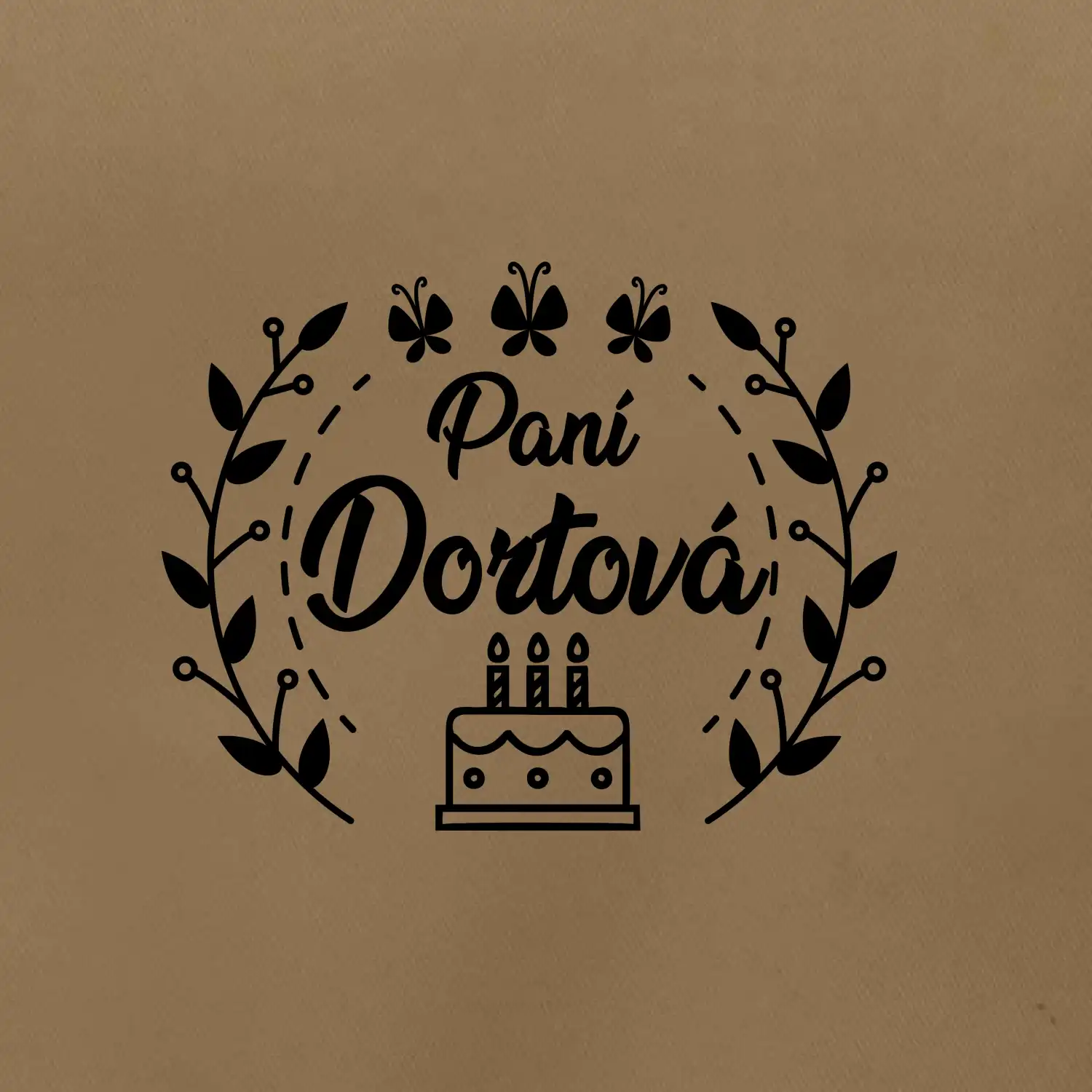 Paní Dortová  Věneček