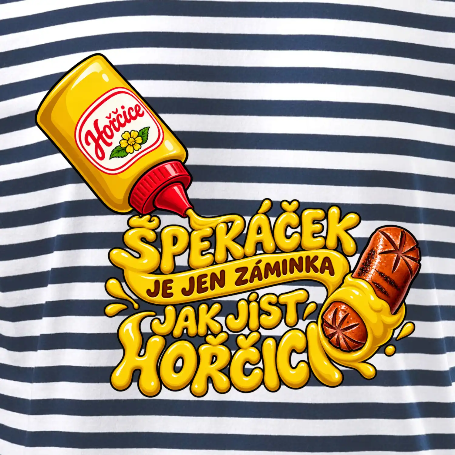 Špekáček je jen záminka jak jíst hořčici