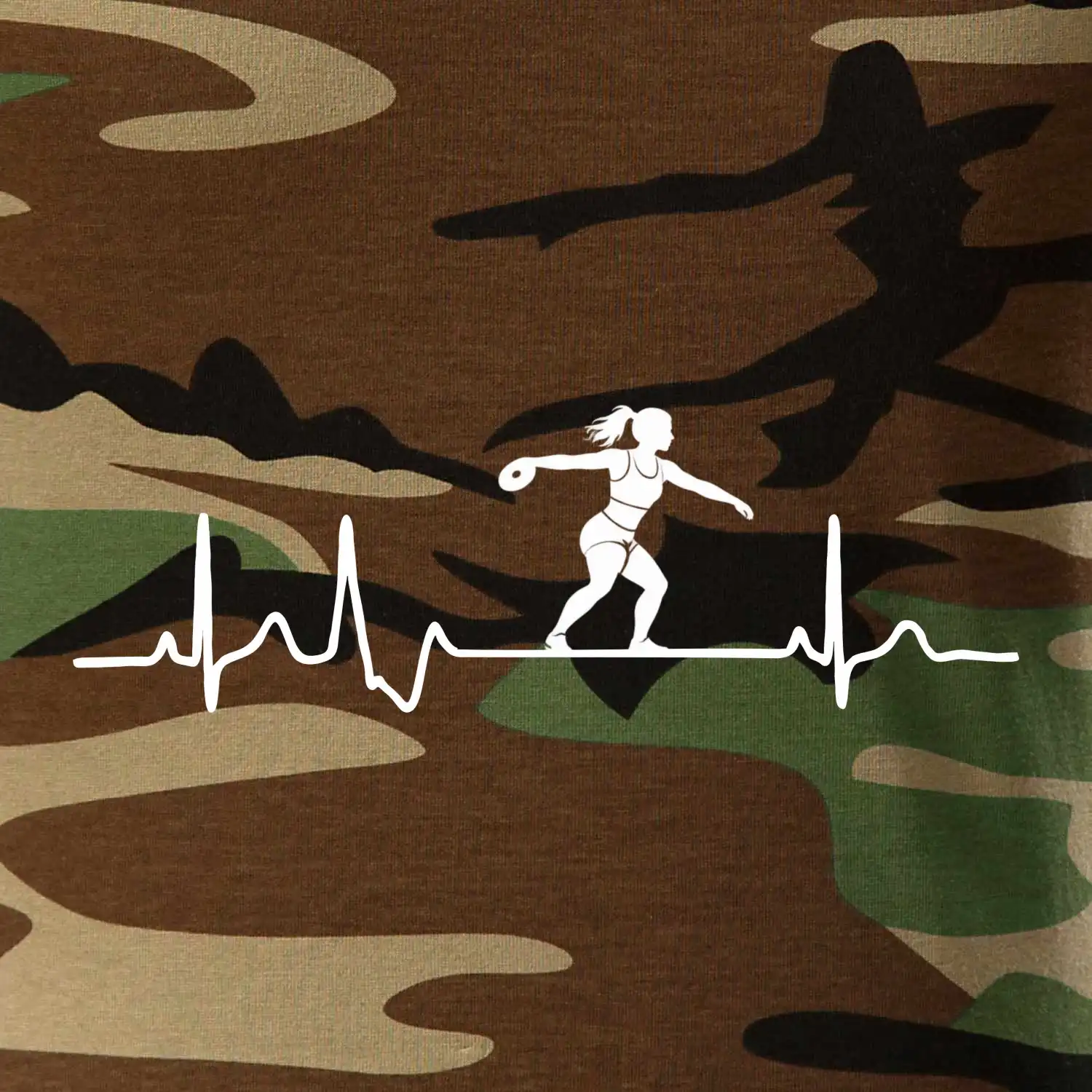 EKG hod diskem