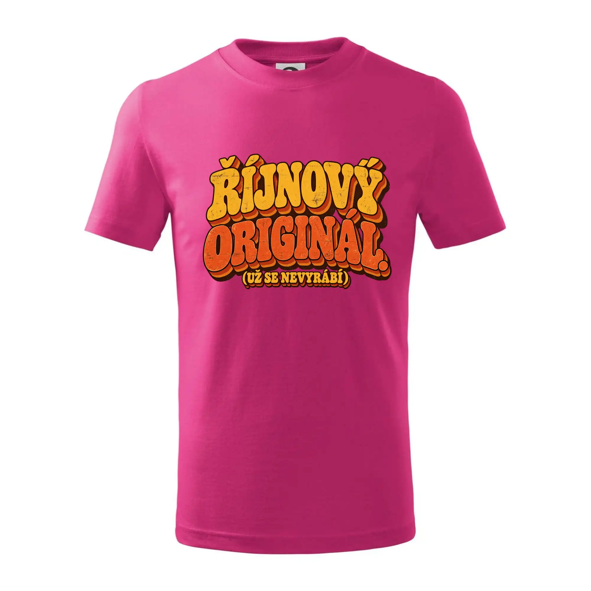 Říjnový originál už se nevyrábí retro nápis