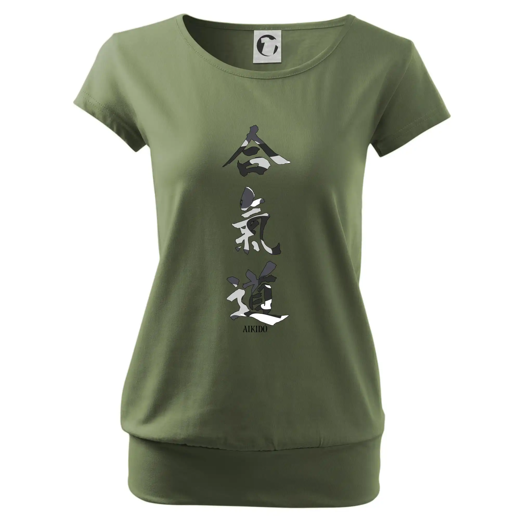 Aikidó maskáčový nápis