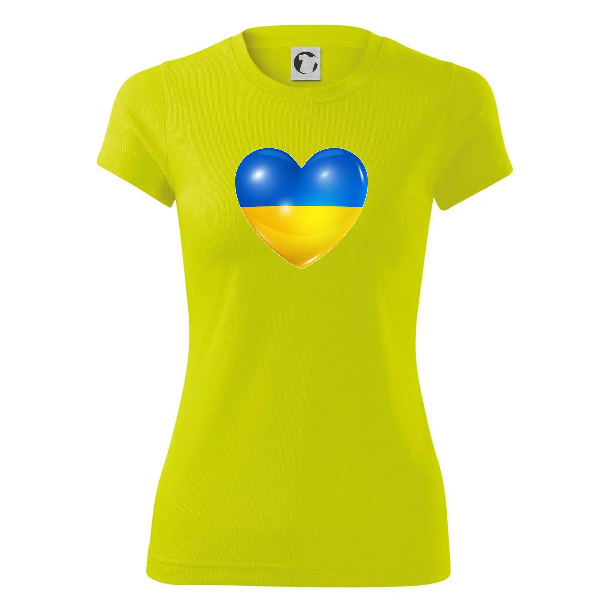 Ukrajina srdce vlajka