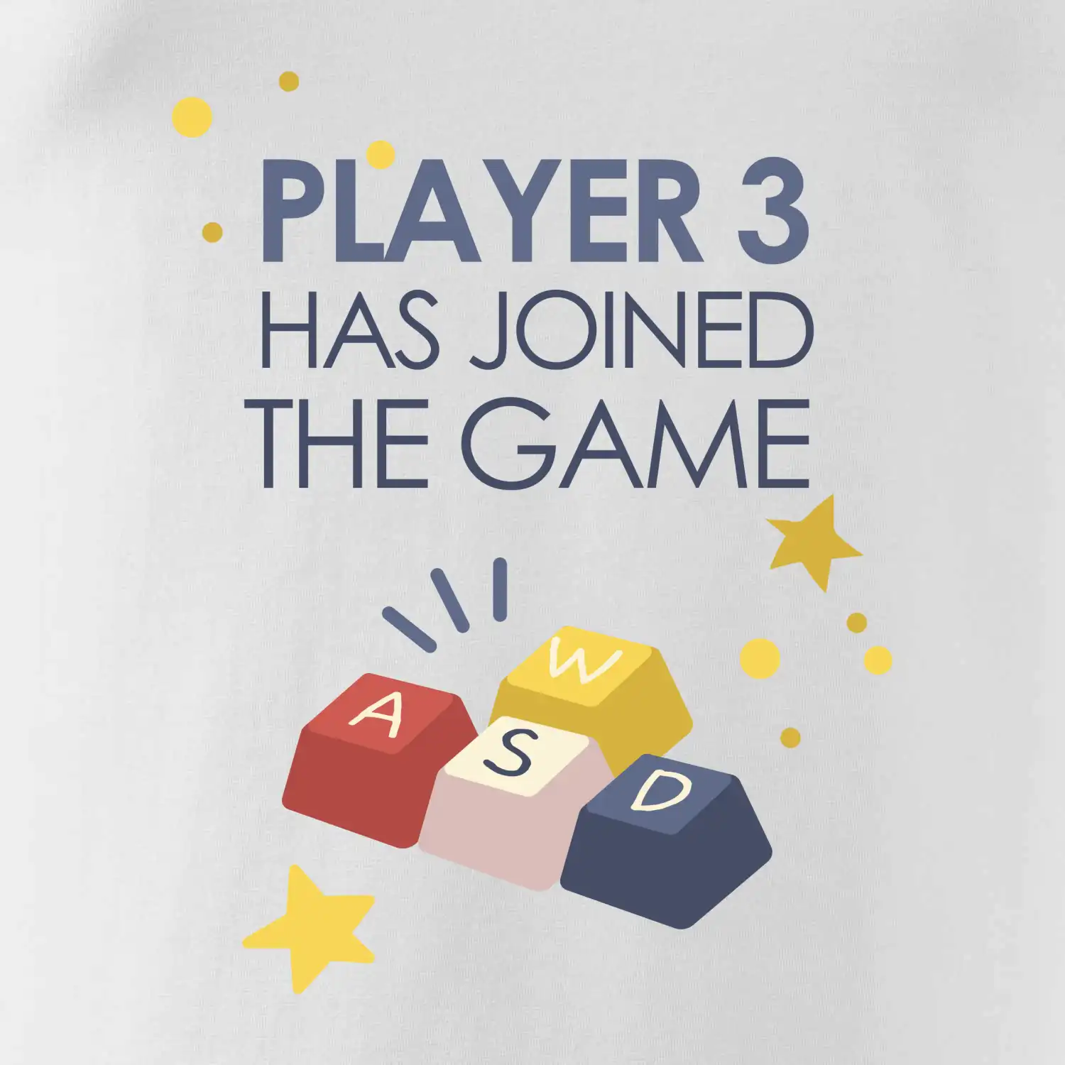 Player 3 has joined the game - klávesy