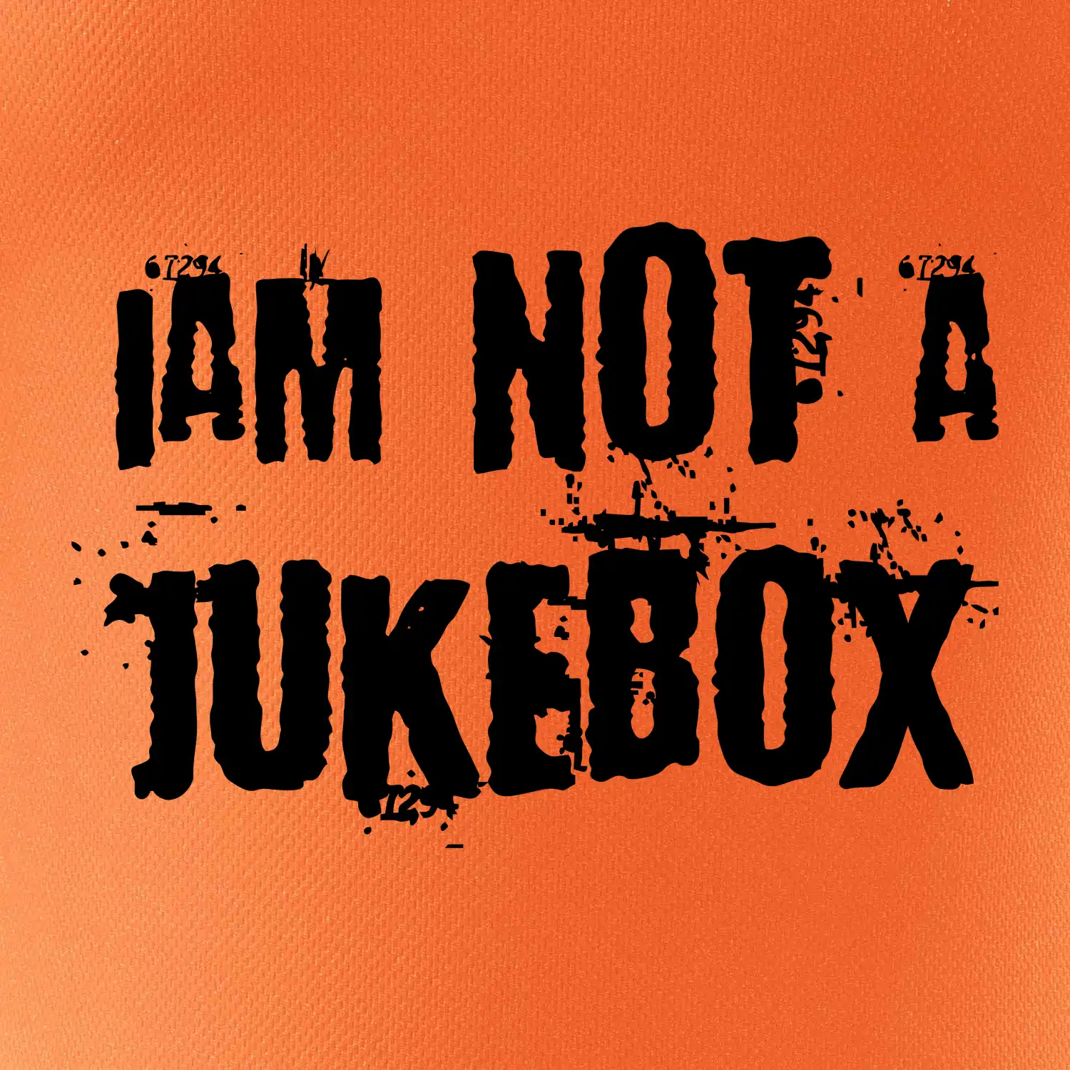 Iam not a jukebox - na prsou