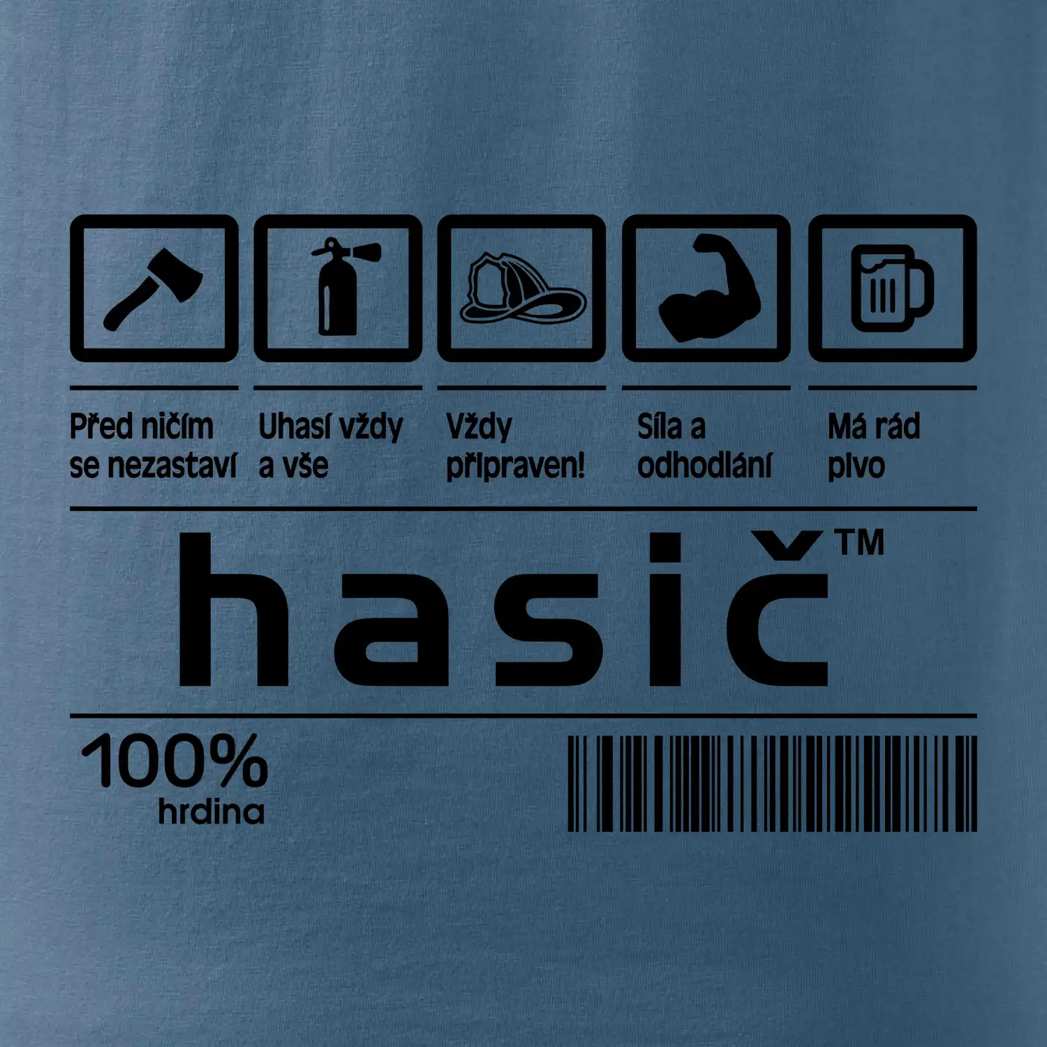 Čárový kód - Hasič