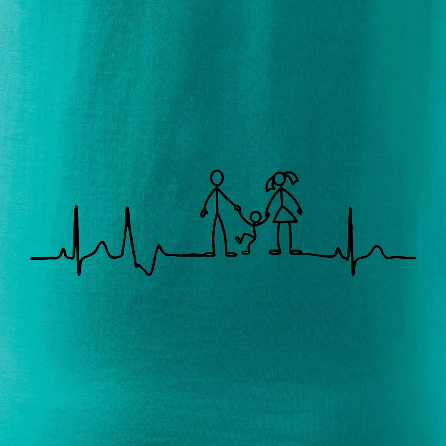 EKG rodina a jedno dítě