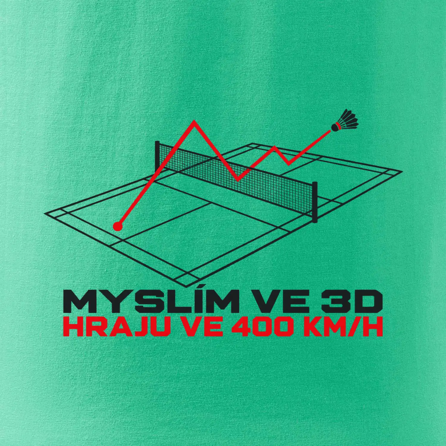 Badminton myslím ve 3d