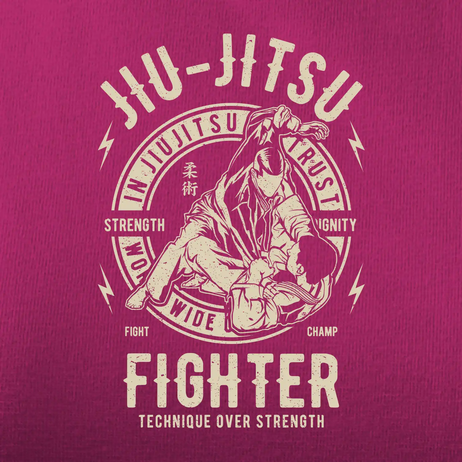 Jiu Jitsu logo kulaté