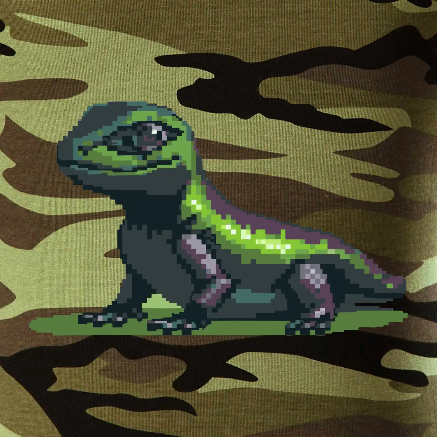 Leguán pixel