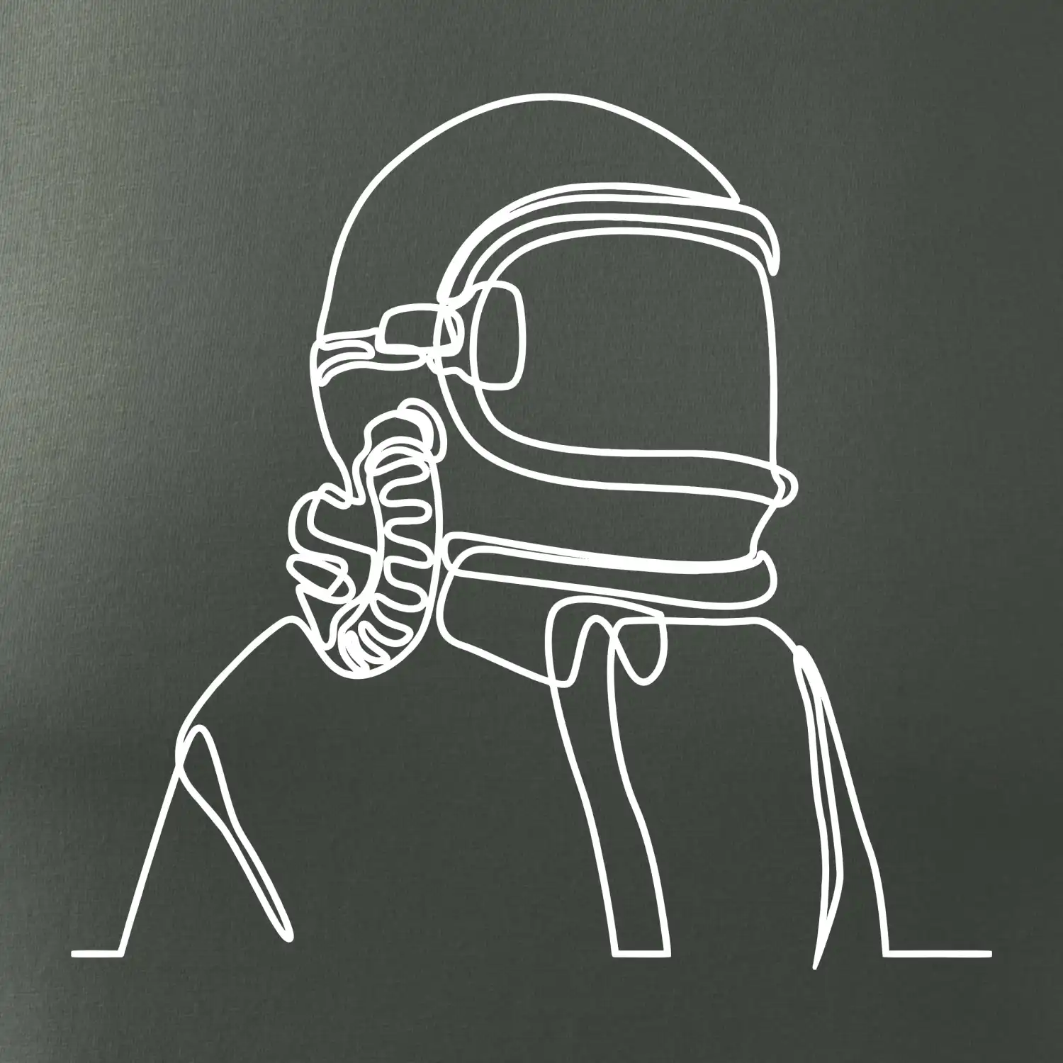 Astronaut jedním tahem