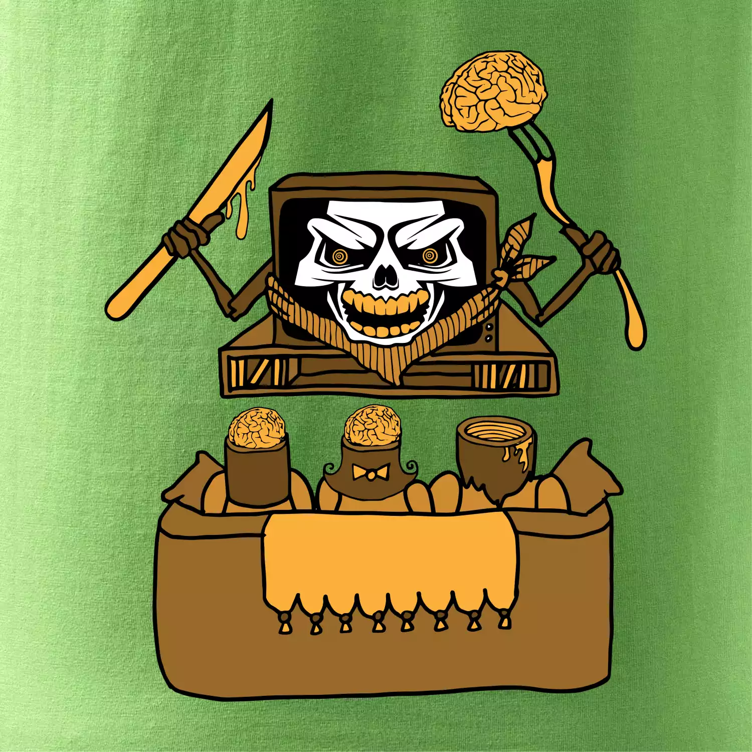 Mozkožrout - televize (Pecka design)