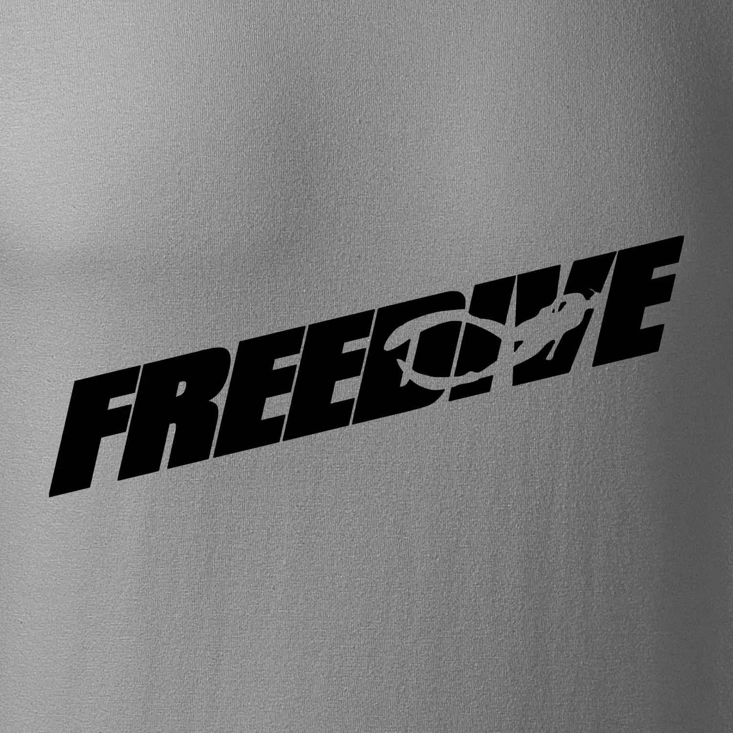 Freedive - nápis s potápěčem