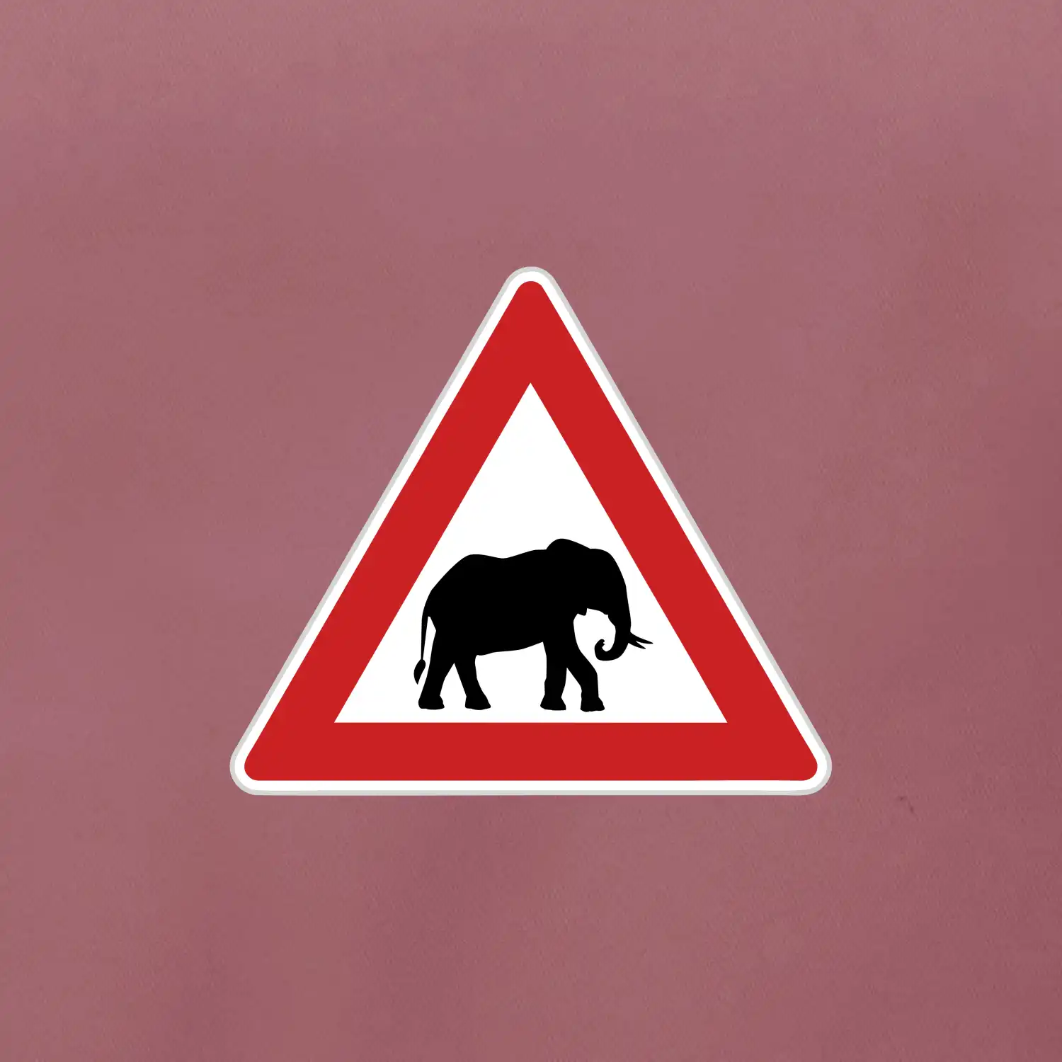 Dopravní značka - Pozor slon