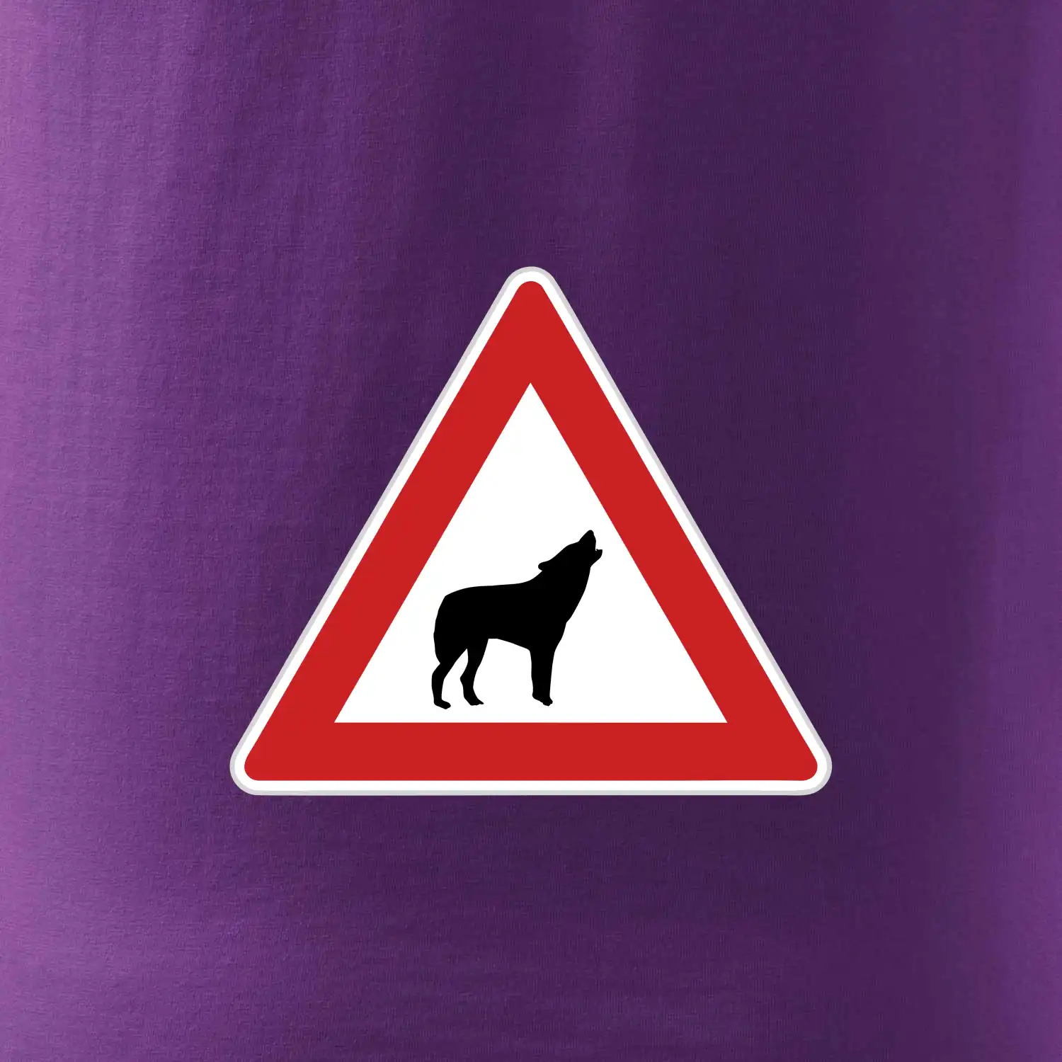 Dopravní značka - Pozor vlk