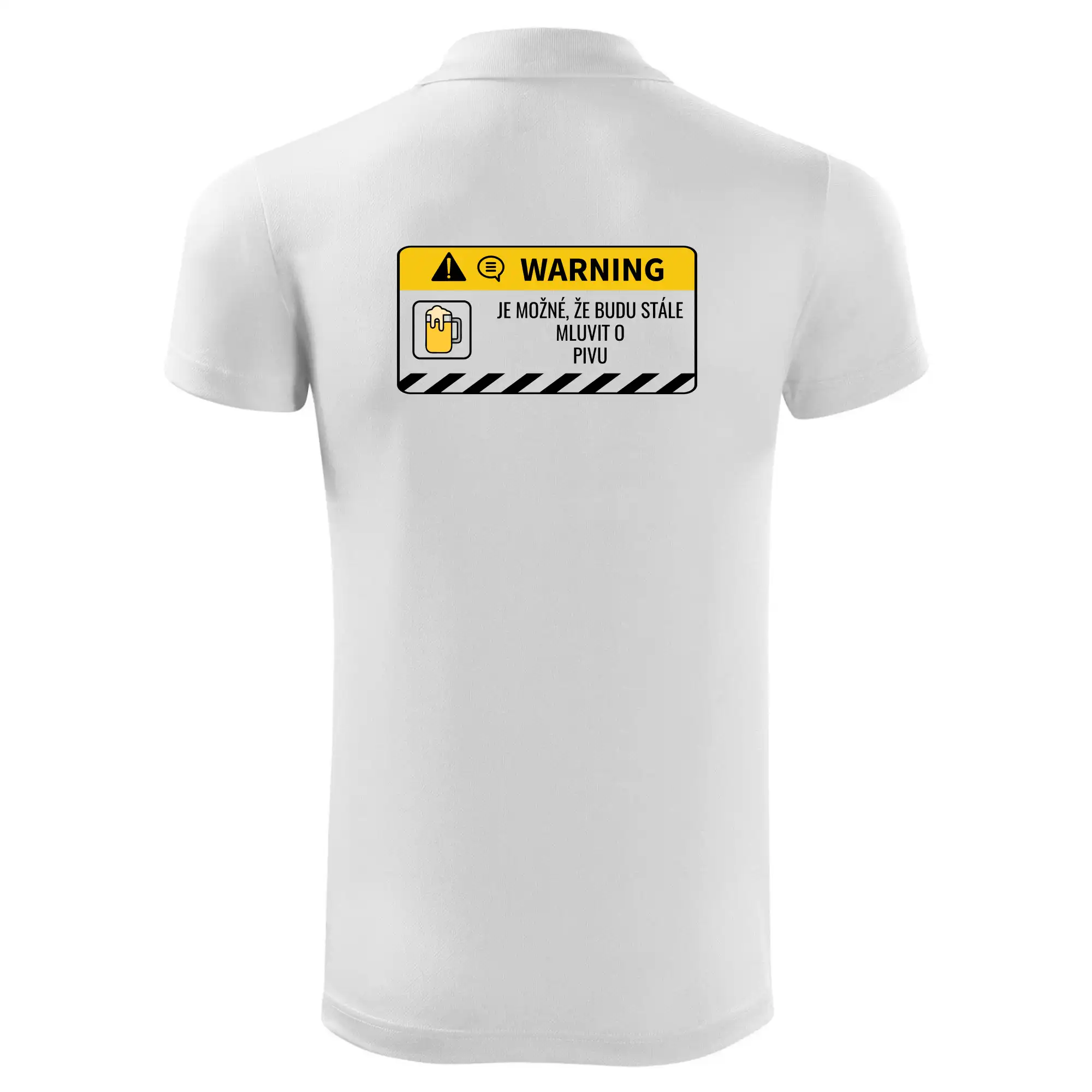 Warning mluvení - pivo