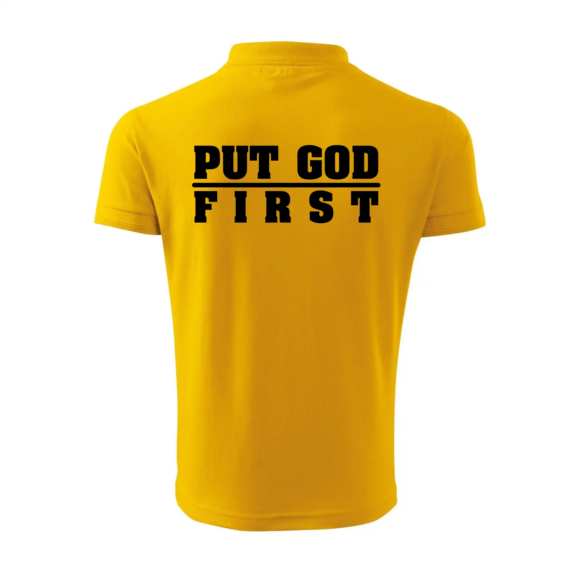 Put God first tlustý nápis