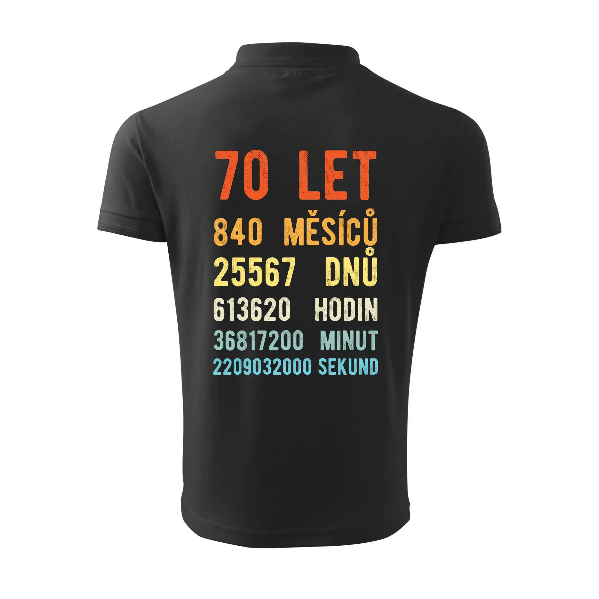 Narozeniny 70 přepočet času