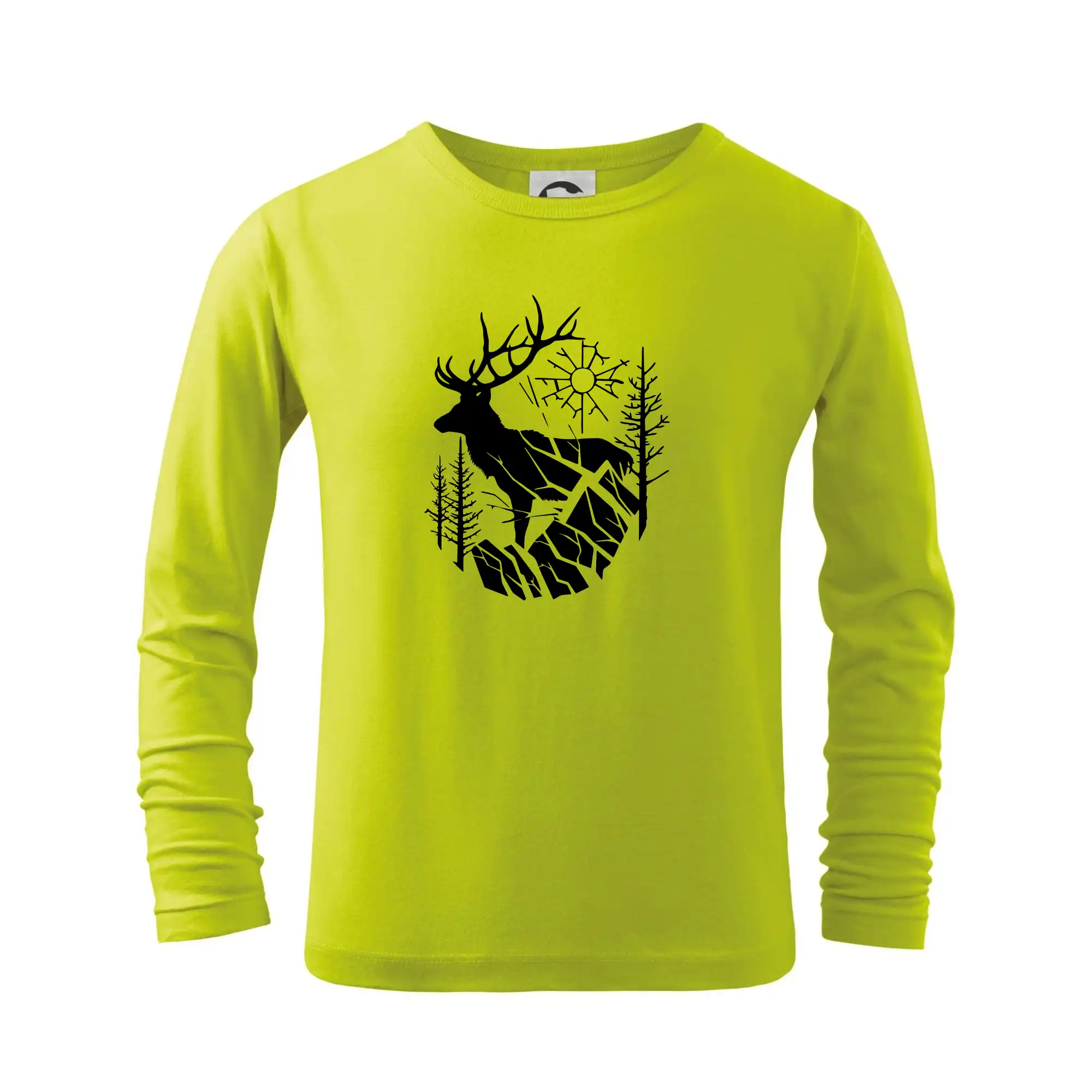 Jelen v lese křivky