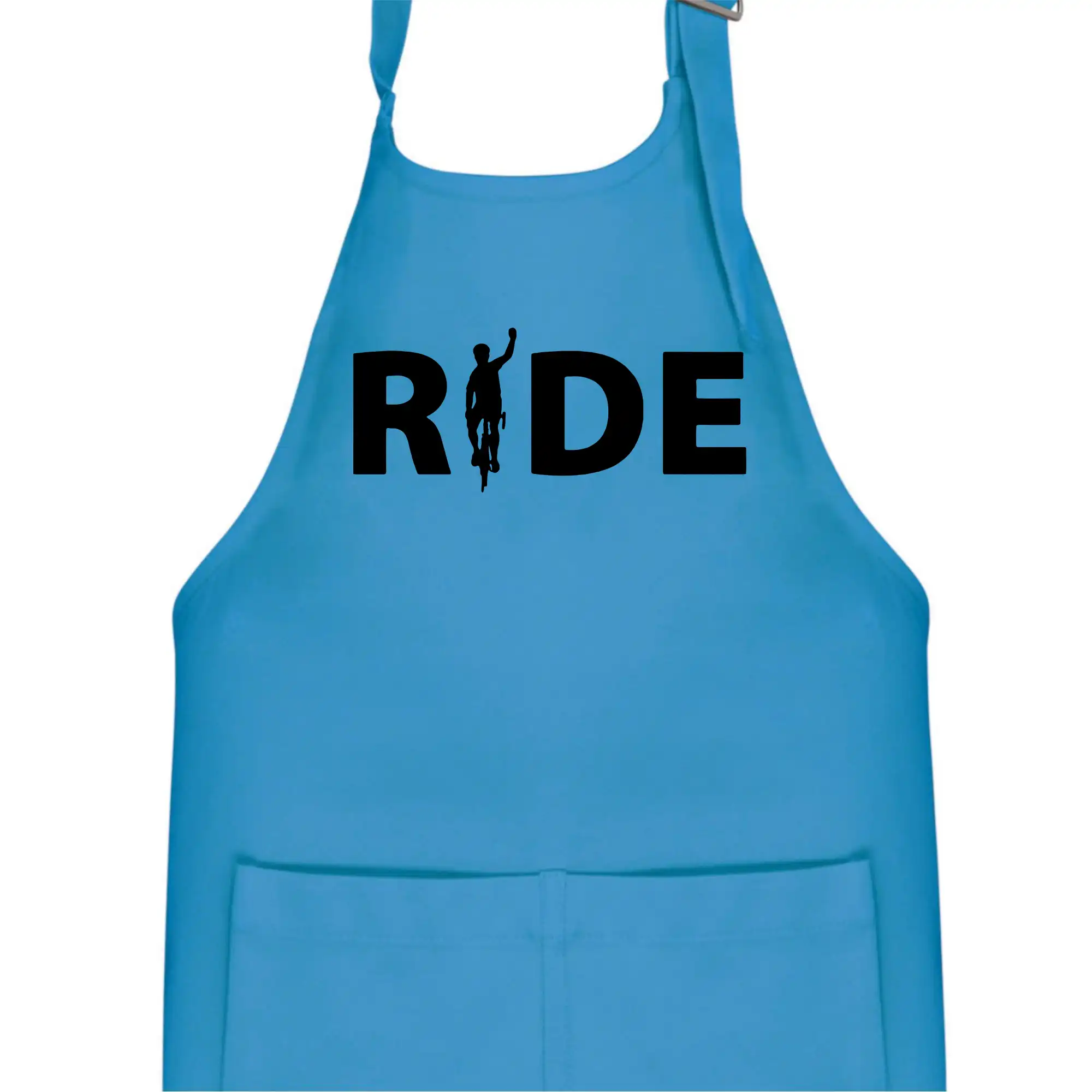 Ride - nápis s cyklistou