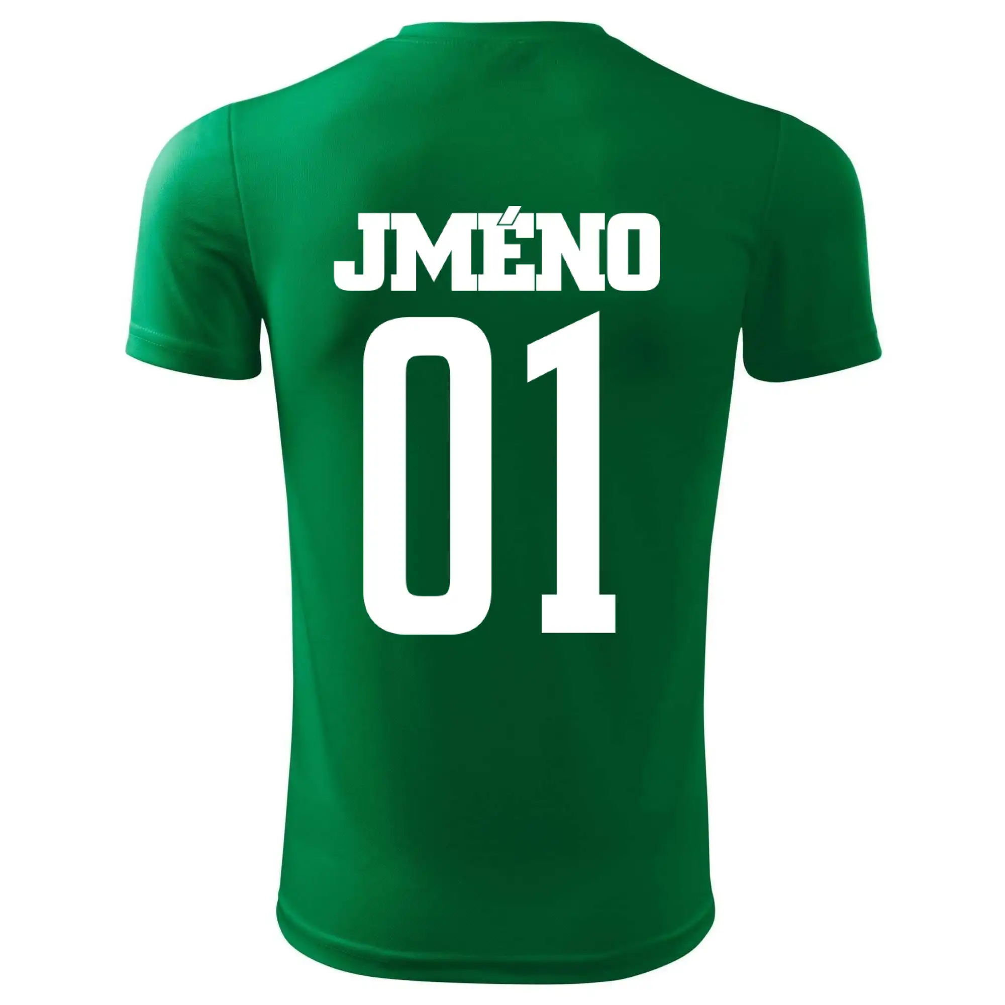 Fotbalový dres - vlastní jméno a číslo