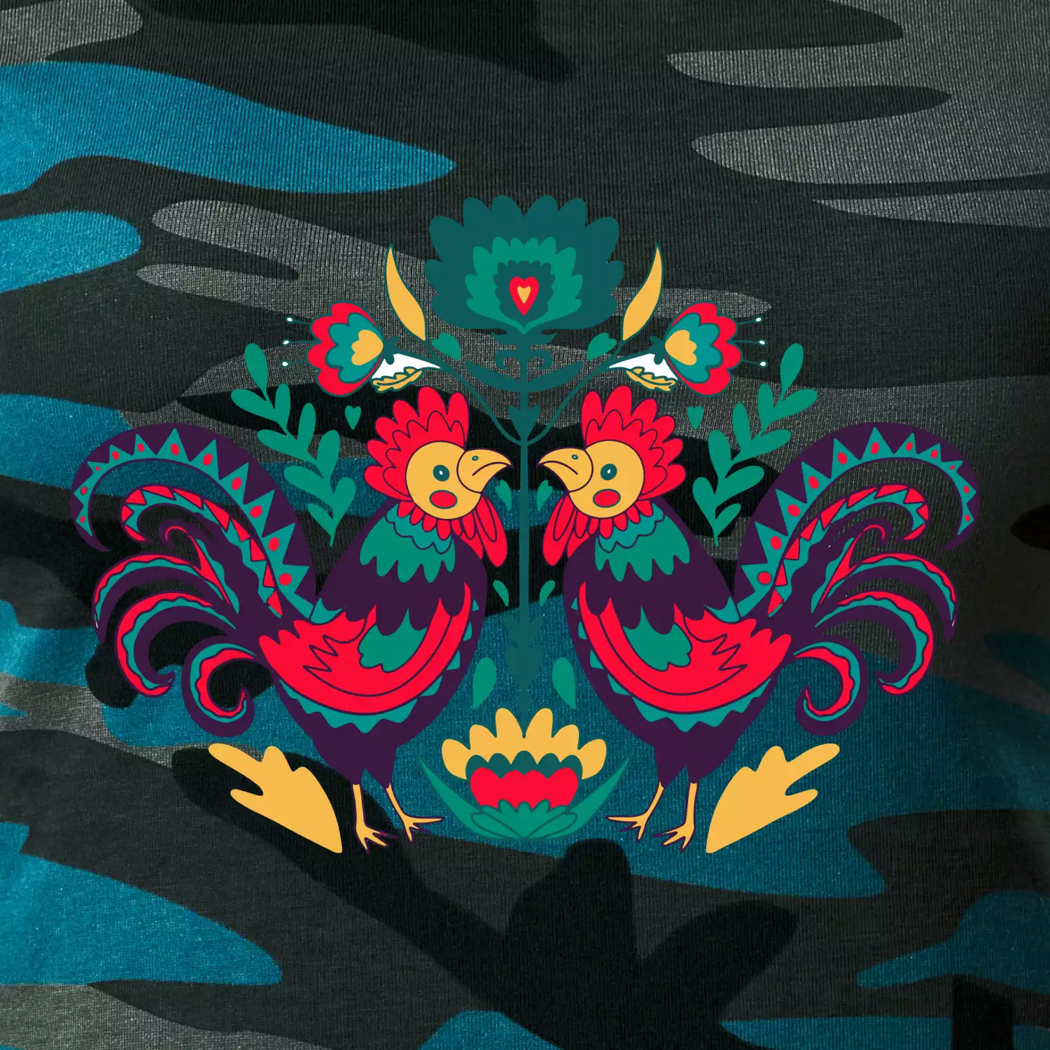 Folklor - Slepice barevné