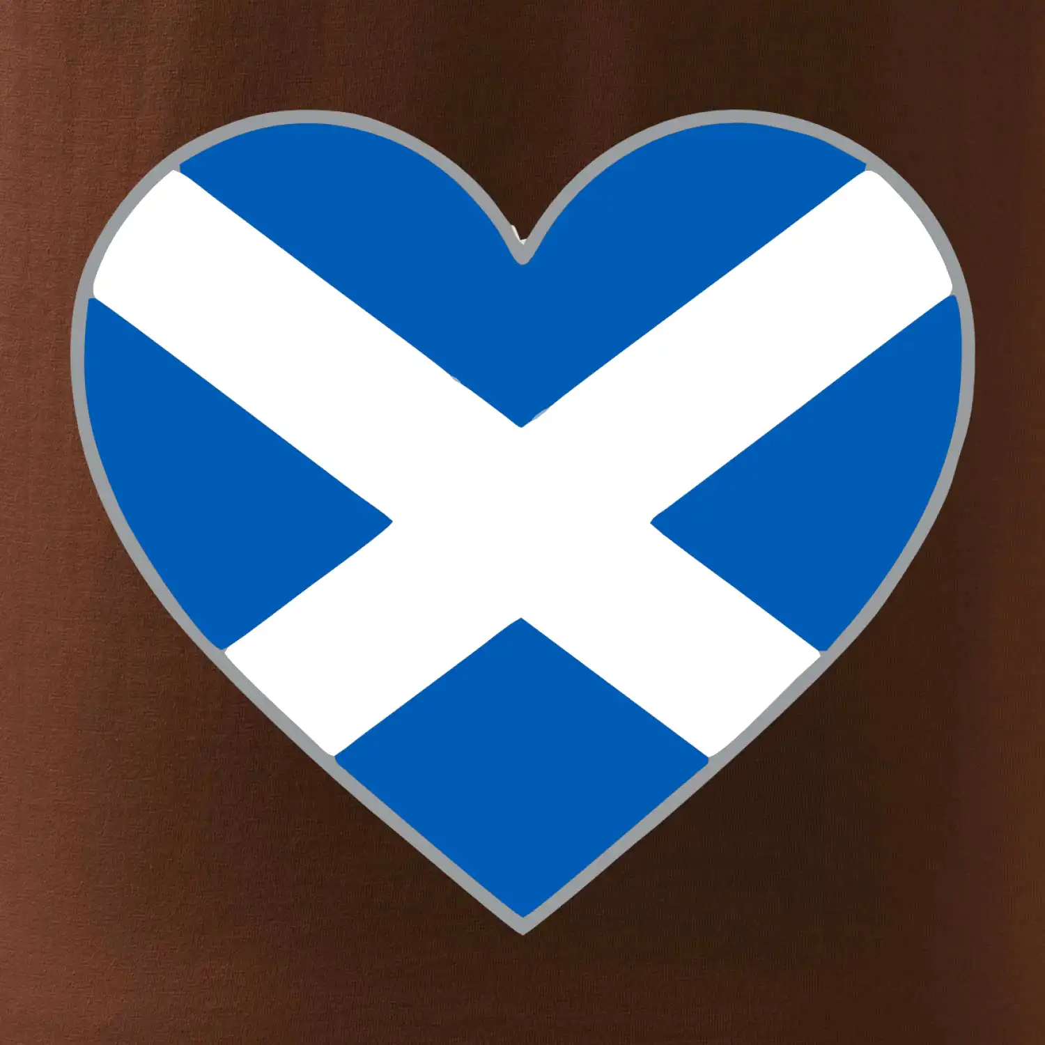 Skotské srdce na prso