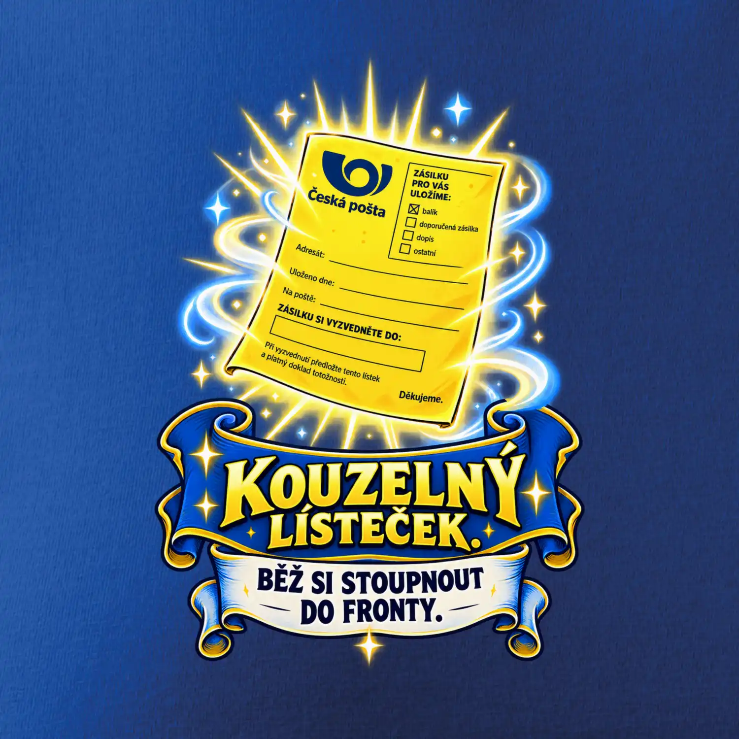 Kouzelný lísteček z pošty
