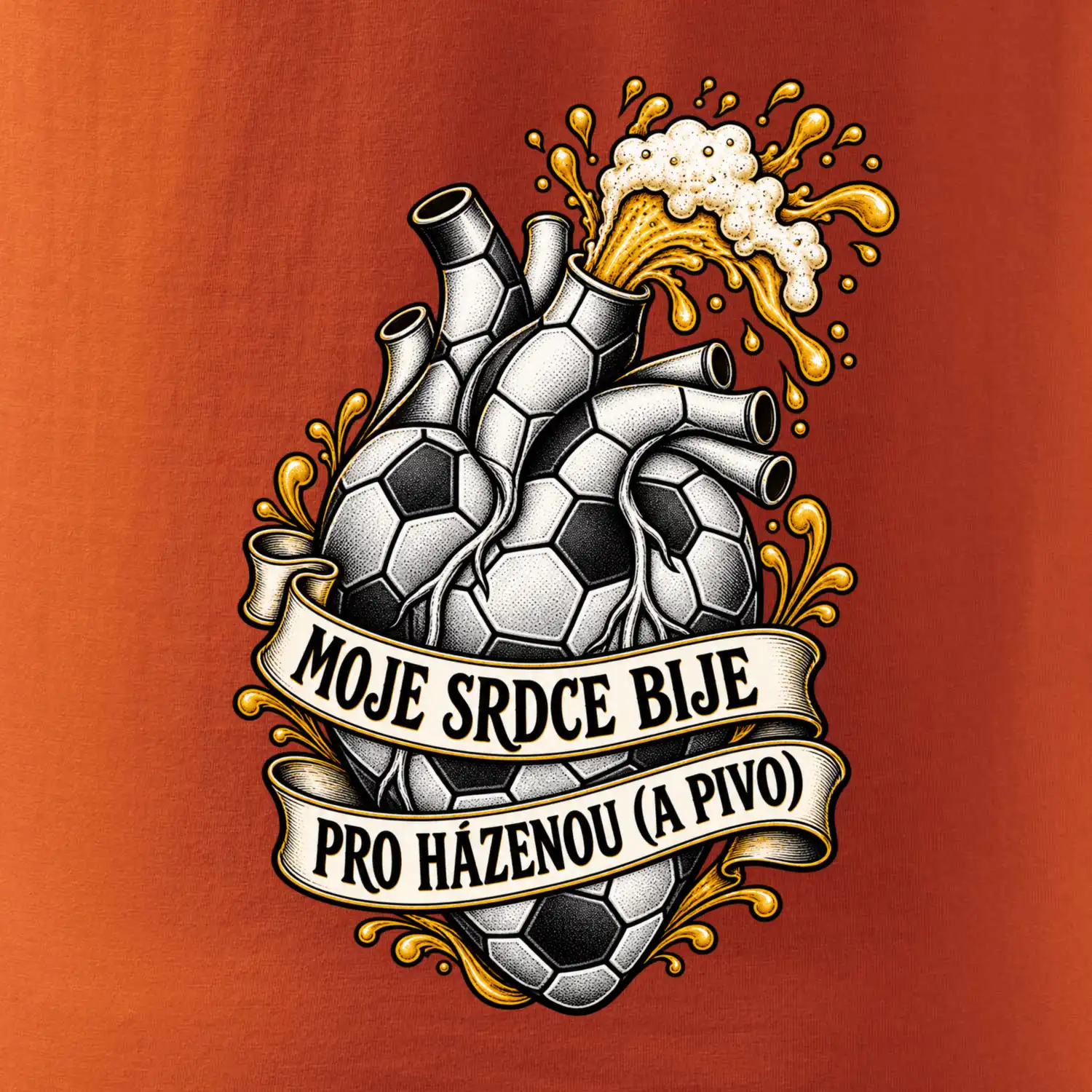 Moje srdce bije pro házenou a pivo