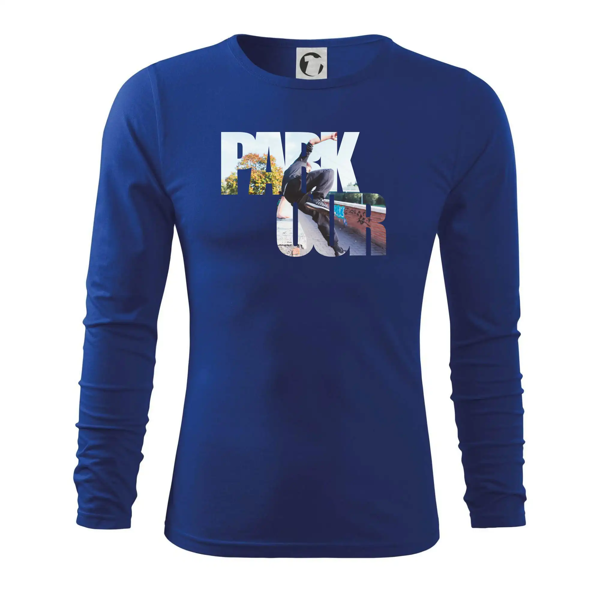 Parkour nápis ve městě