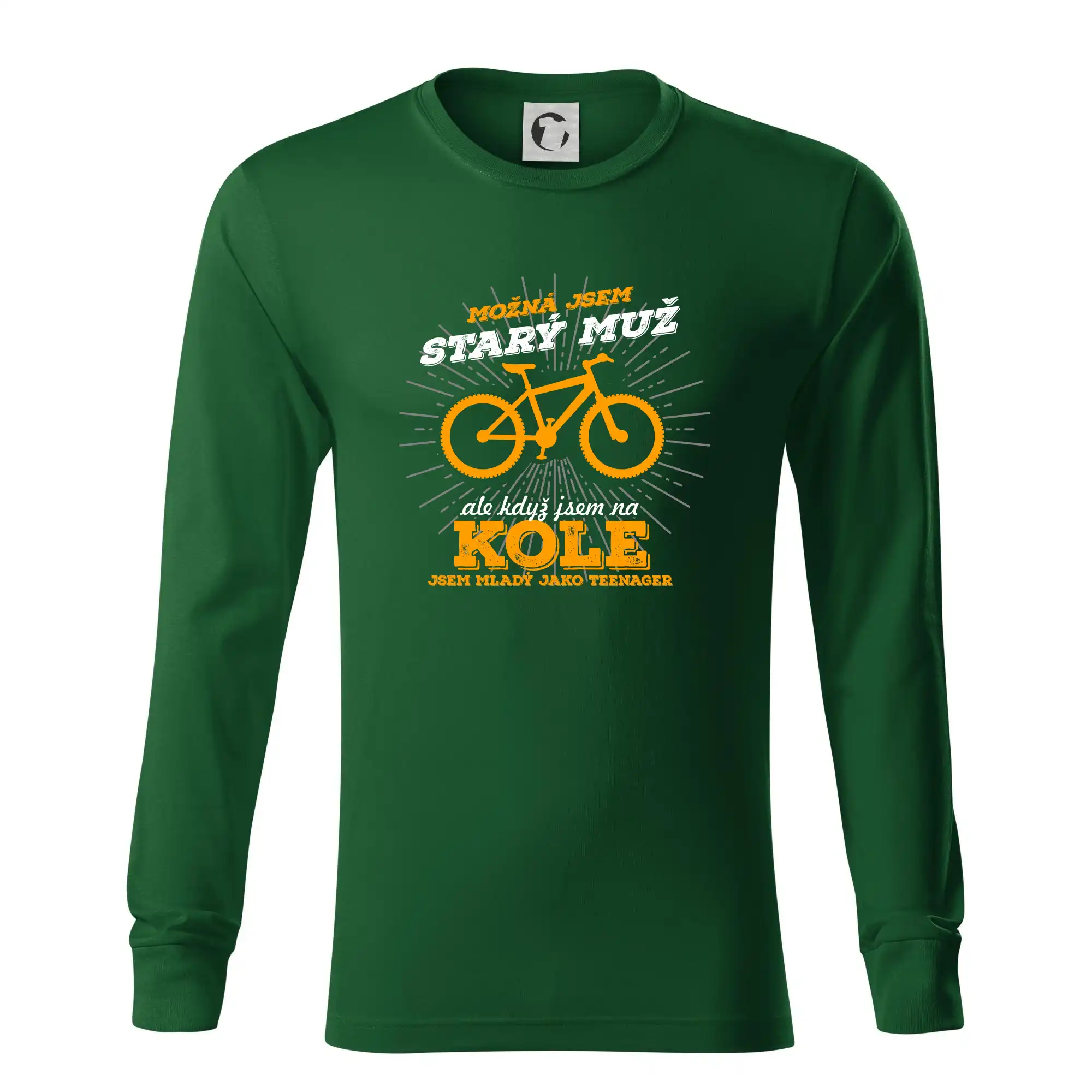 Starý muž - horské kolo